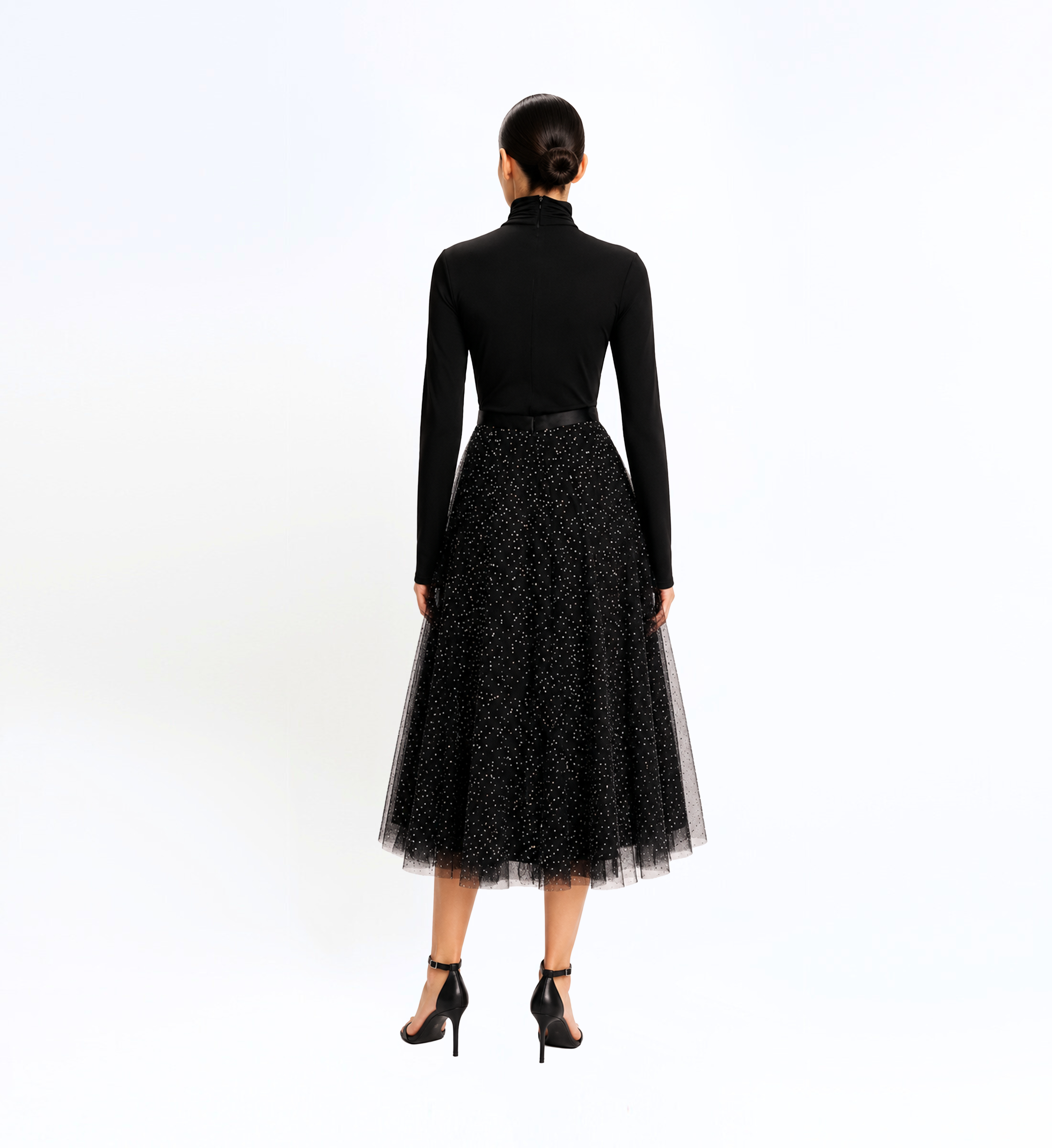 Beaded Tulle Skirt