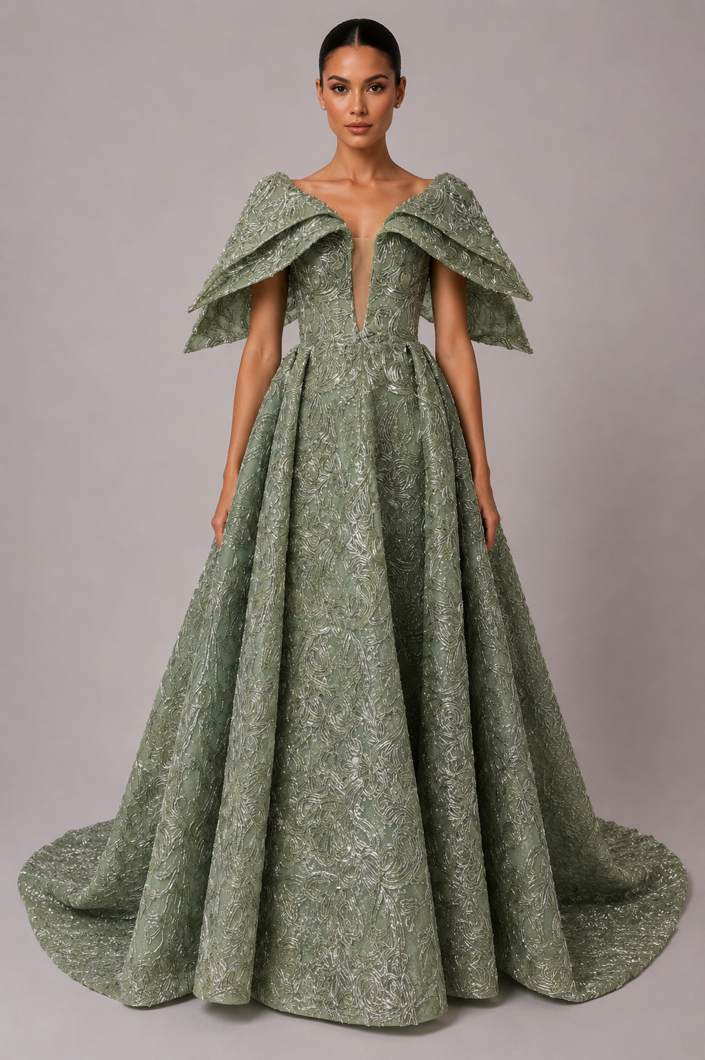 STRUCTURED BALL GOWN