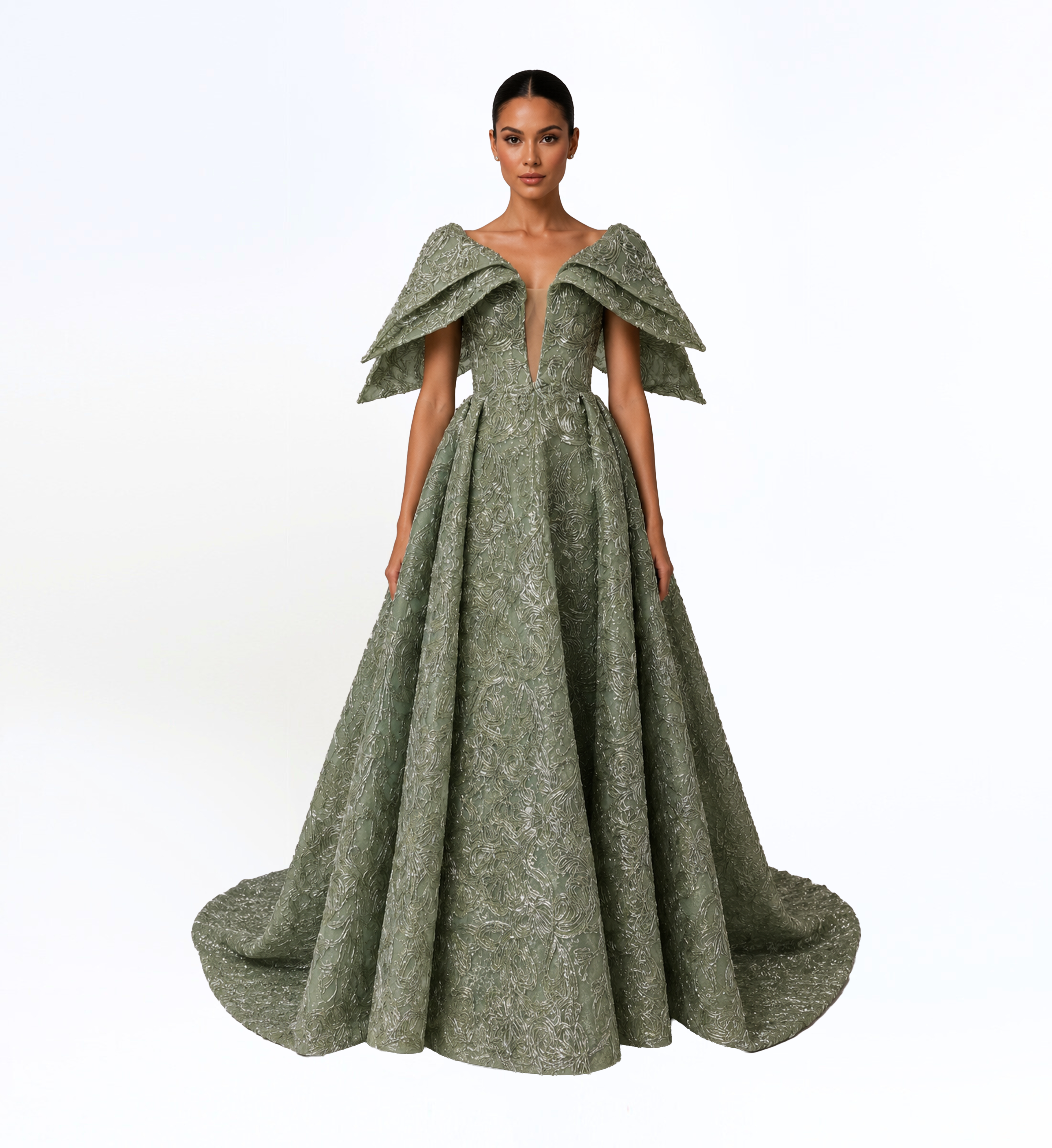 STRUCTURED BALL GOWN