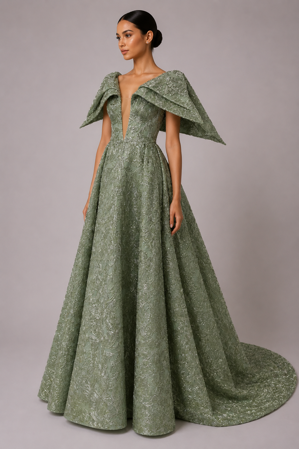 STRUCTURED BALL GOWN