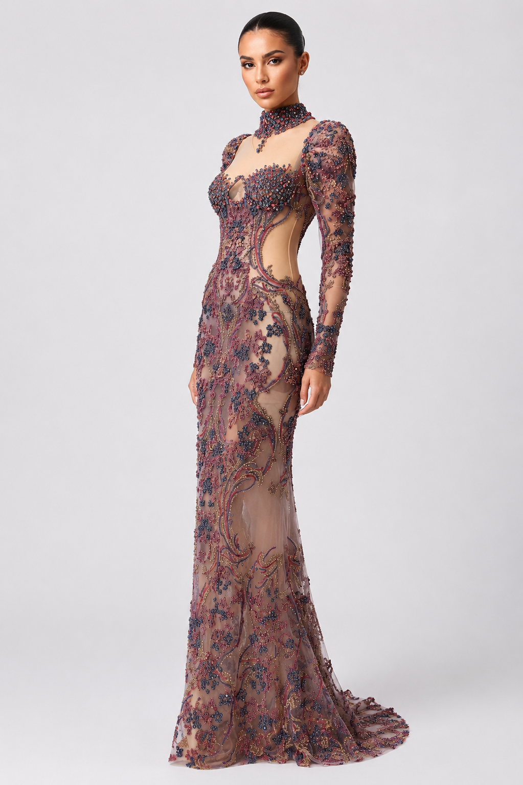 EMBELLISHED MERMAID GOWN