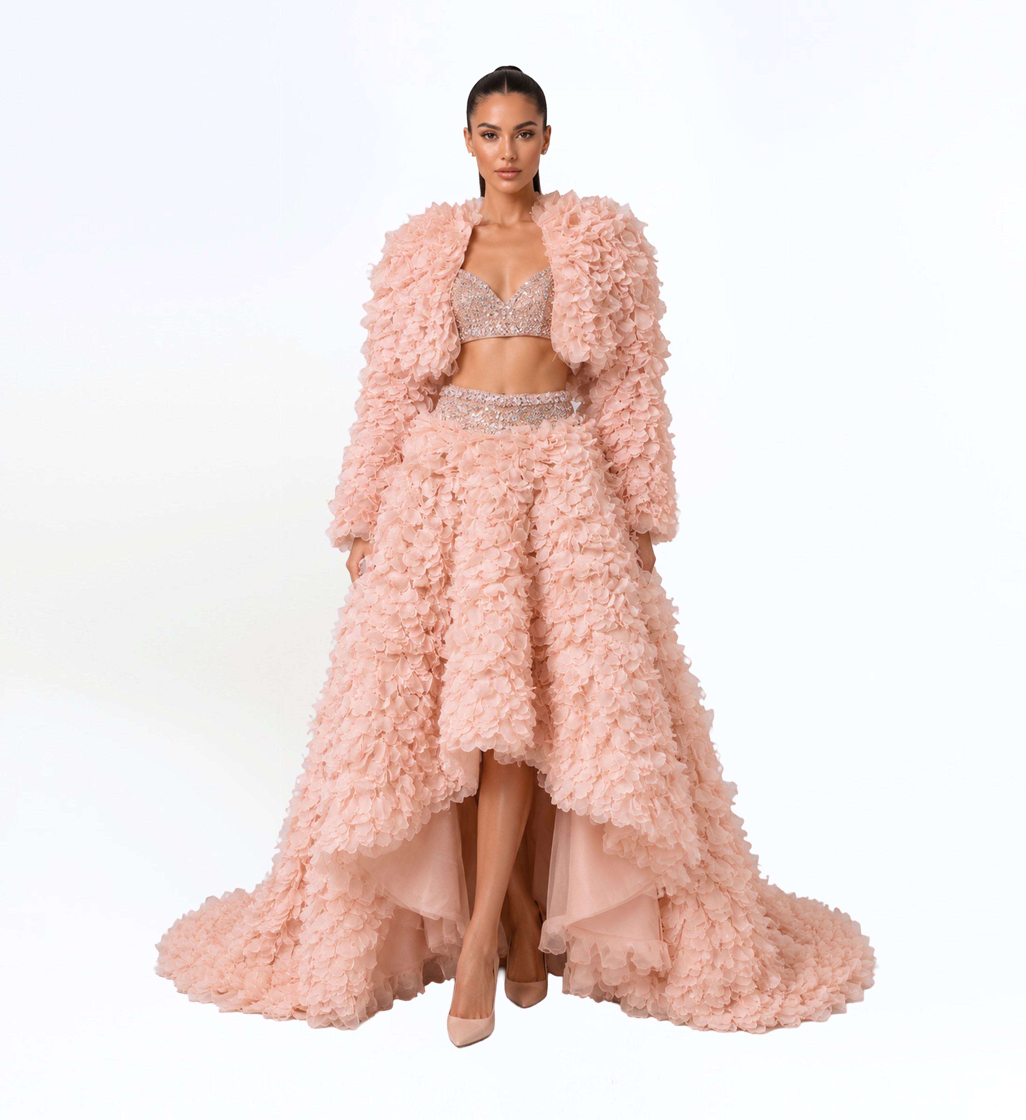 3D FLORAL APPLIQU COUTURE SET