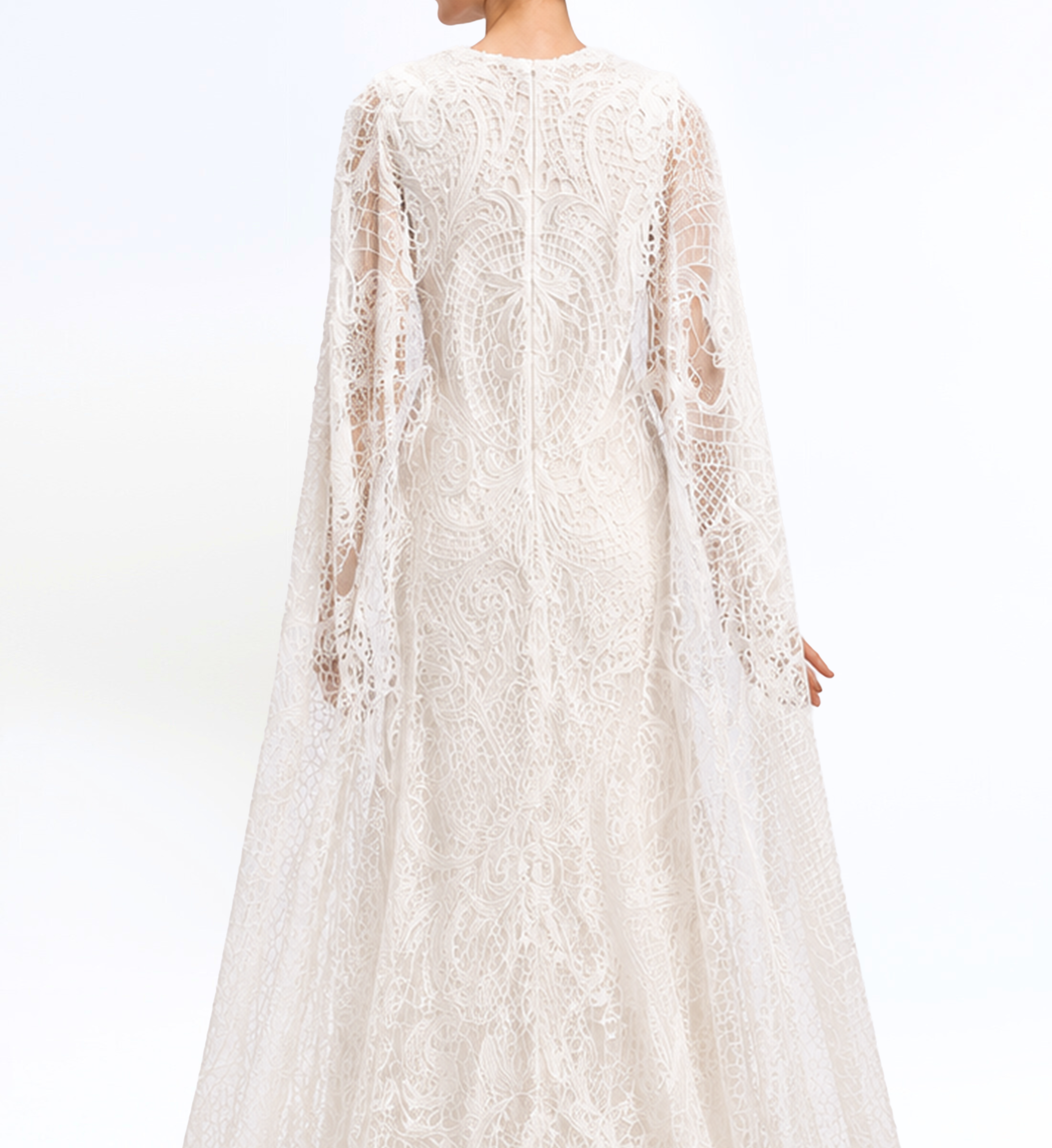 Thread Embroidered Long Dress