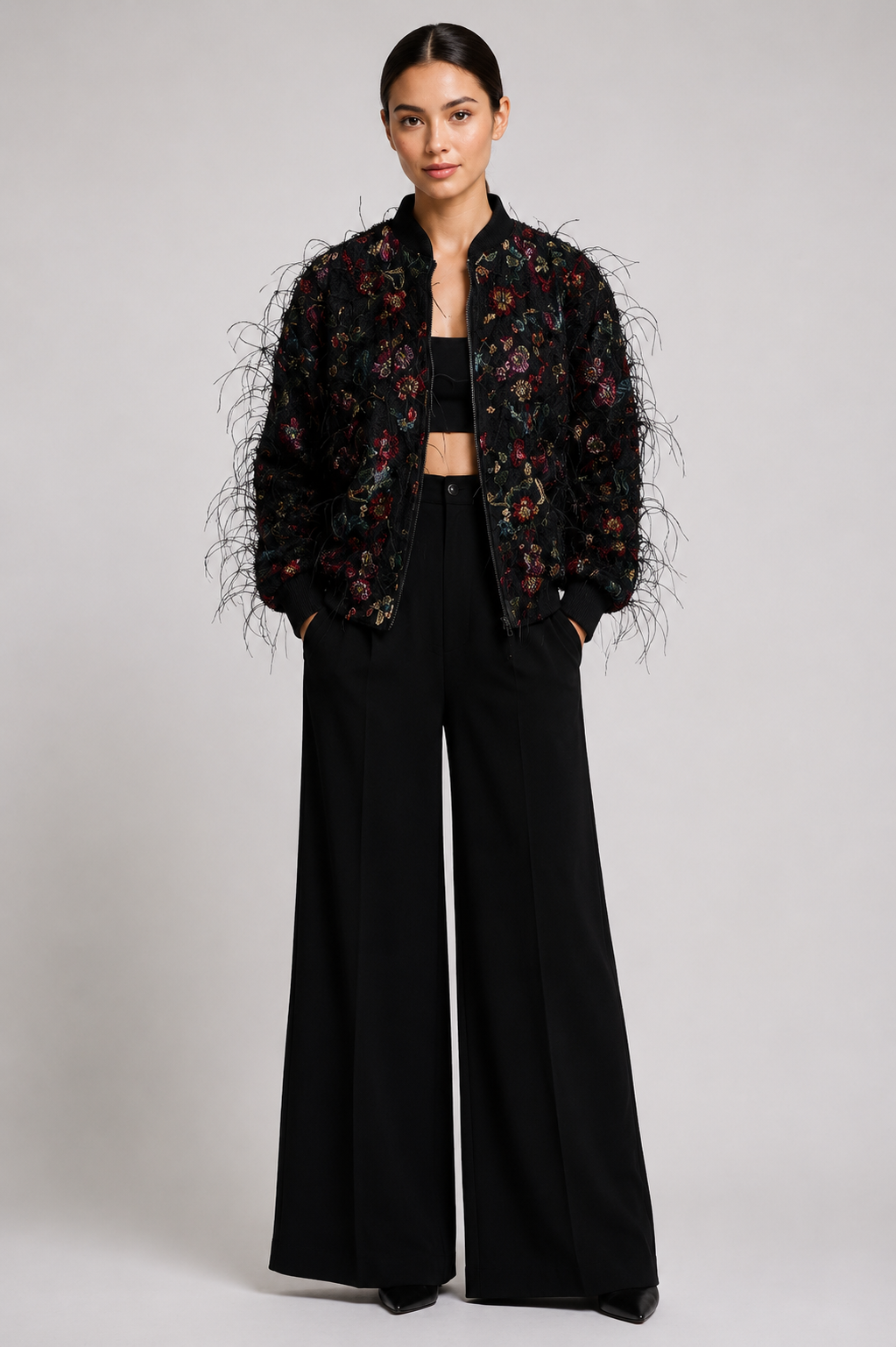 Wool Bomber Jacket