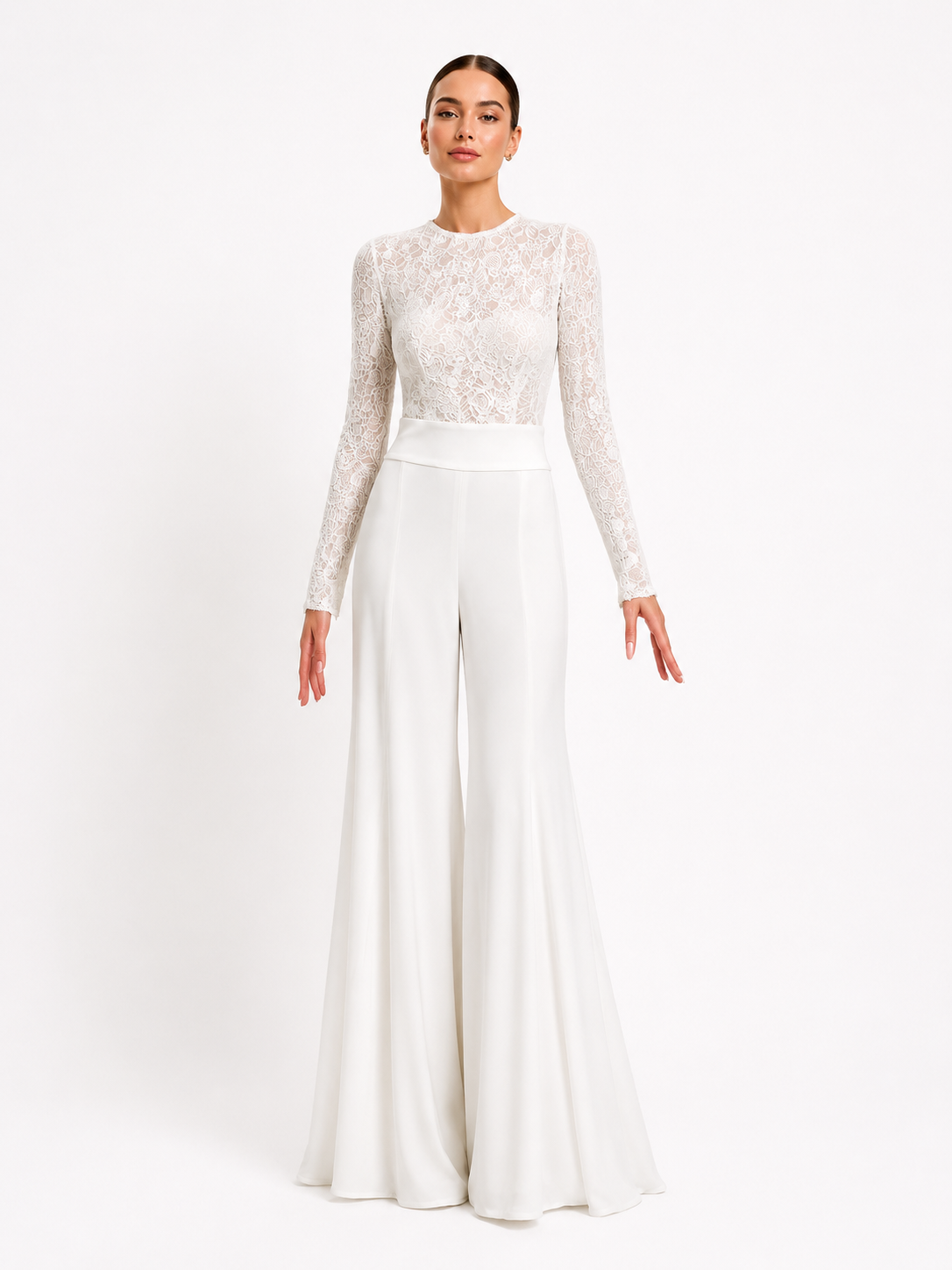 Lace Longsleeve Jumpsuit
