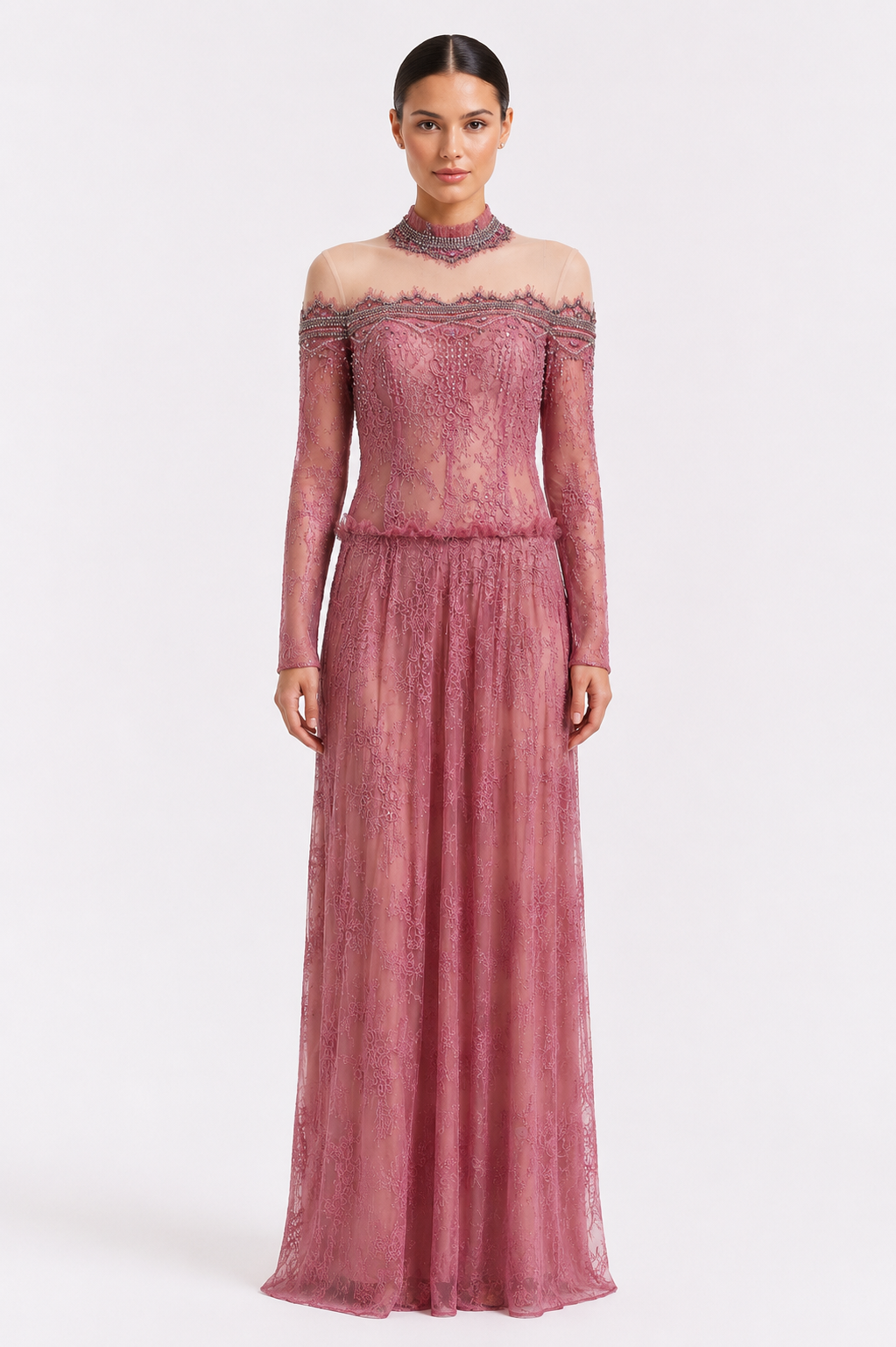 Off-Shoulder Long Dress