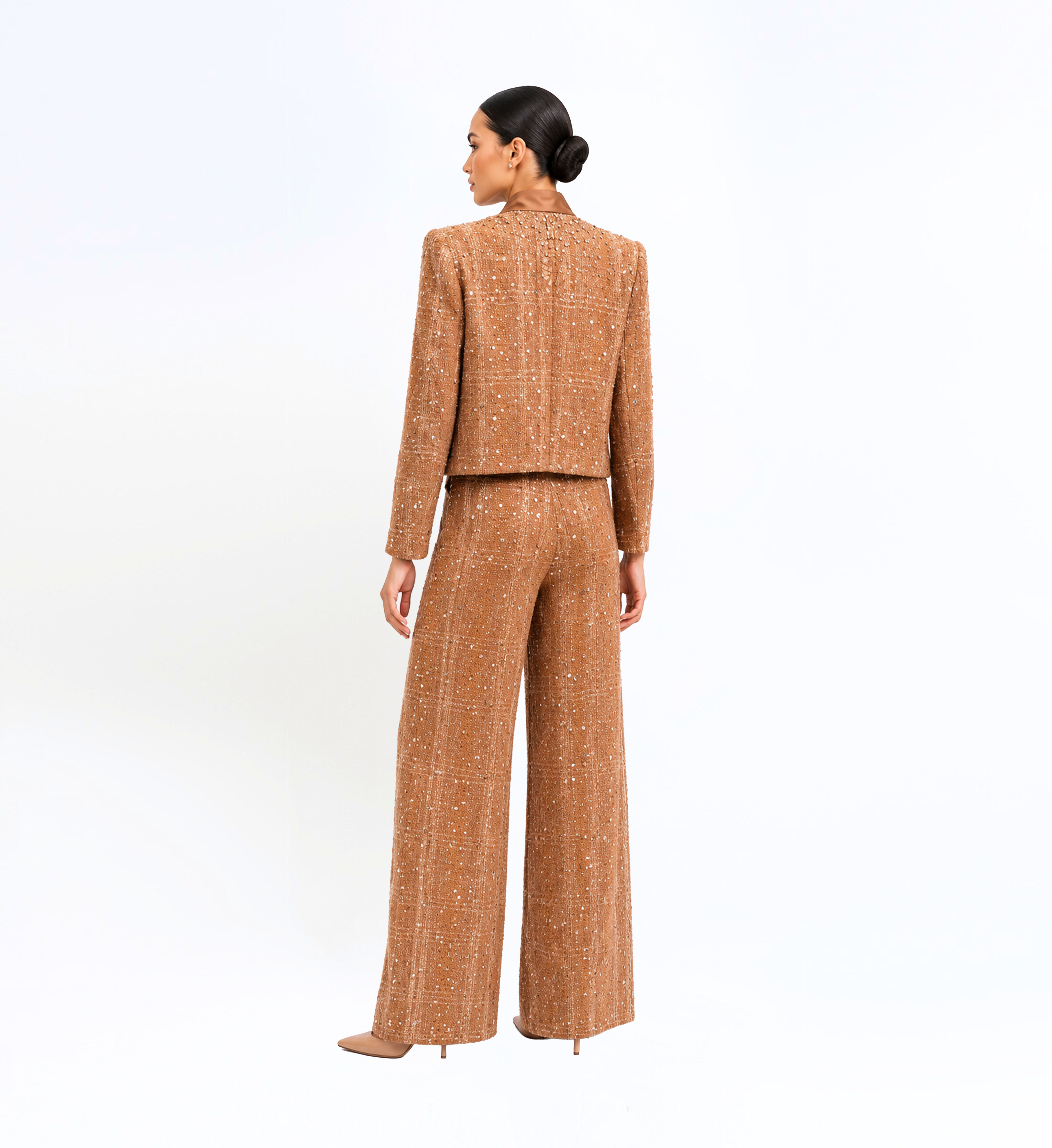Wool Top And Pants Set