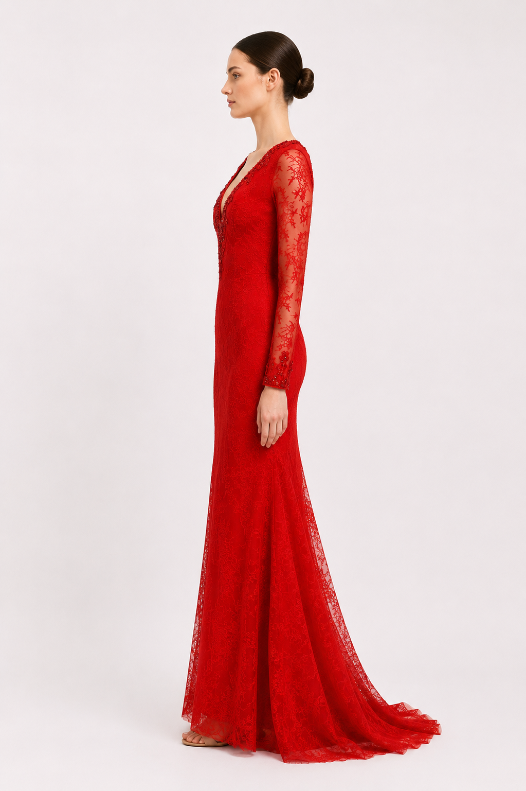 Lace Long Dress