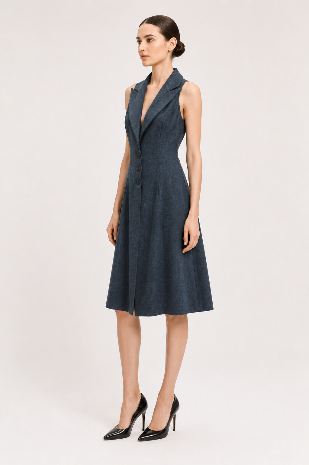 Wool Midi Dress