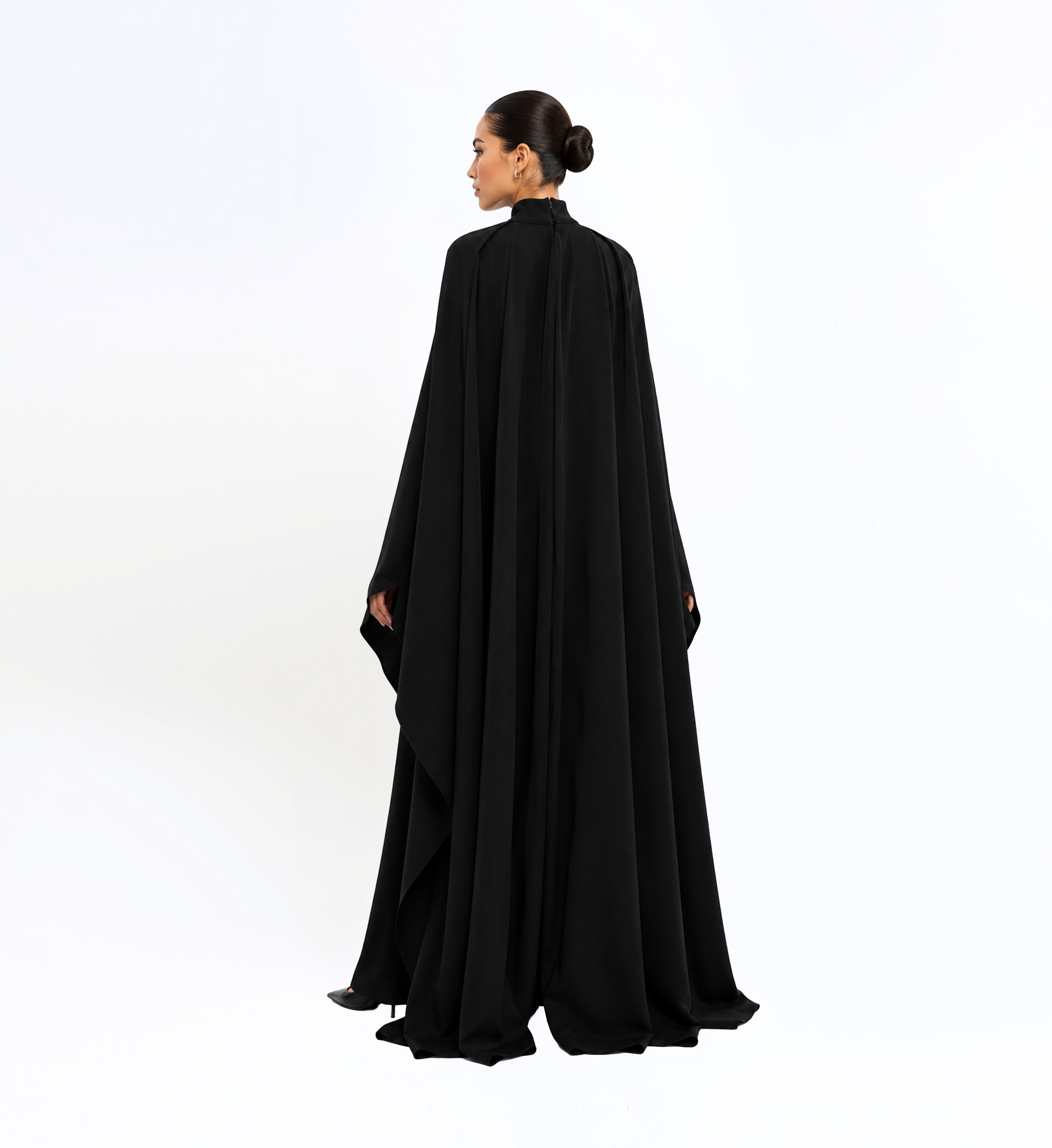 Crepe Long Dress