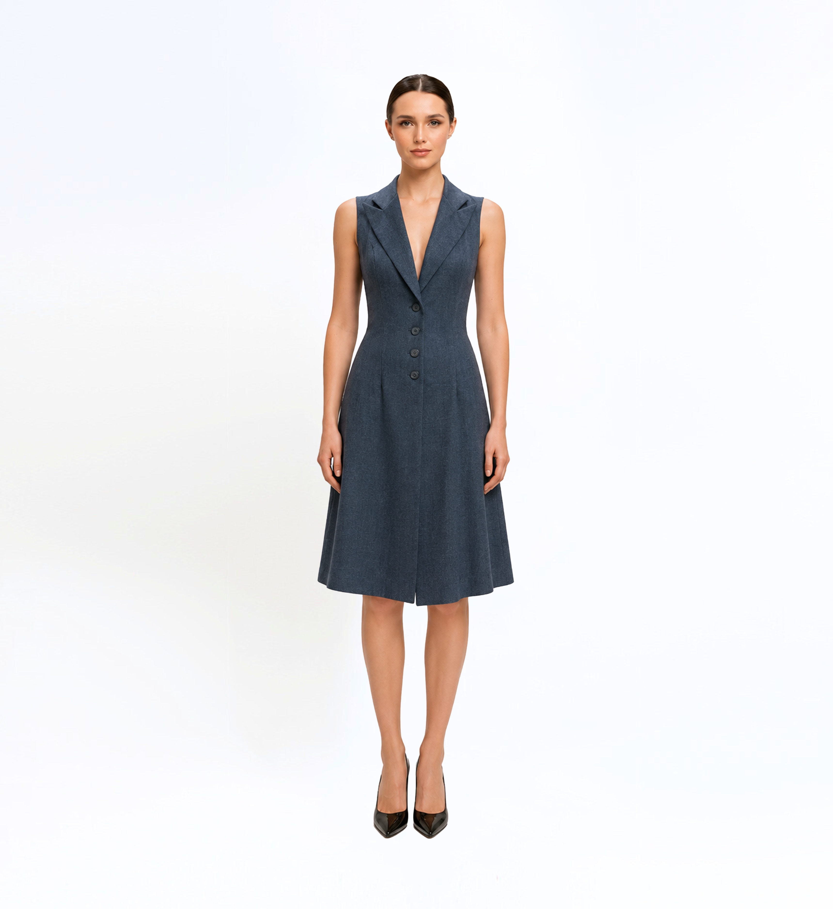 Wool Midi Dress