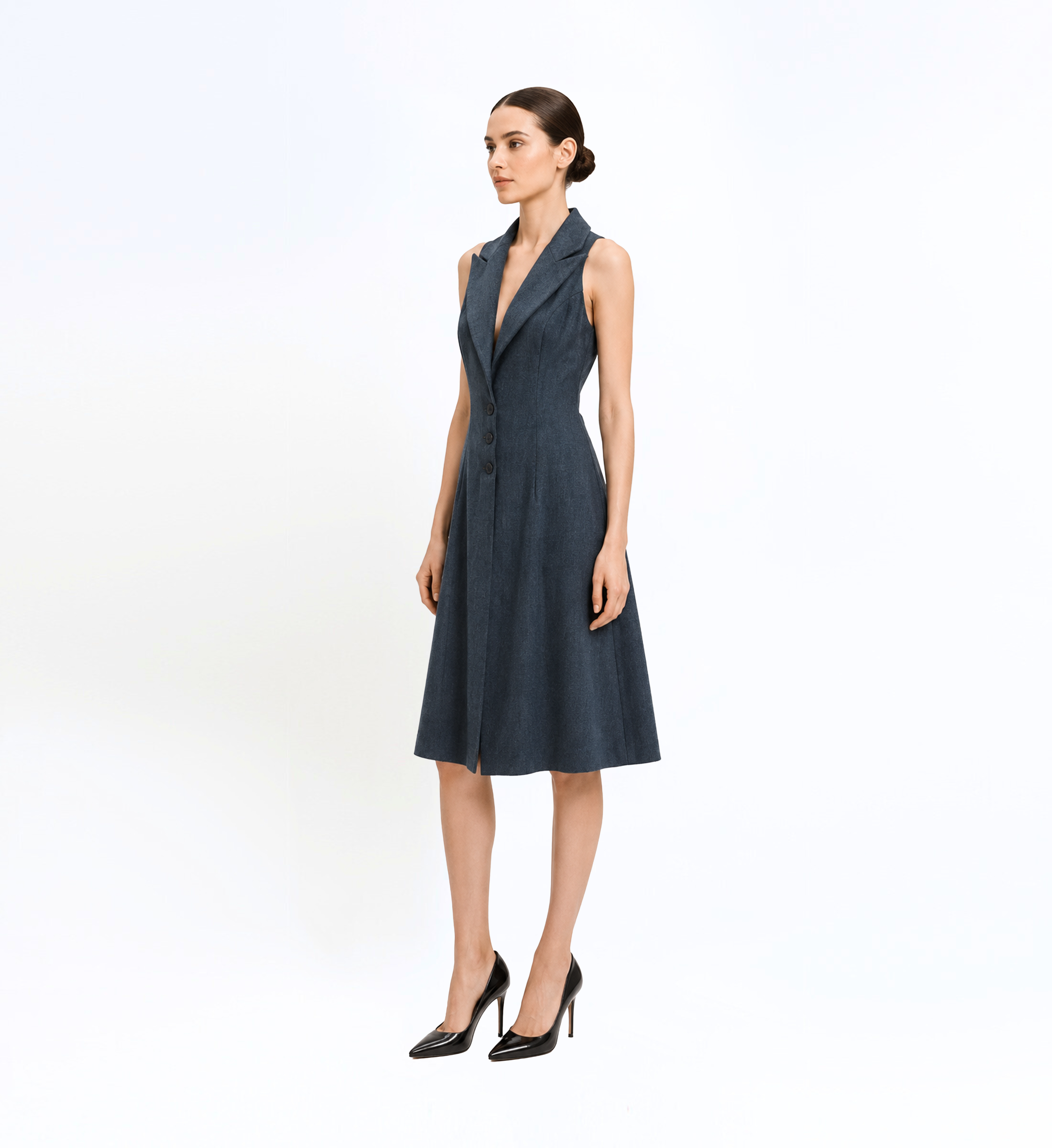 Wool Midi Dress