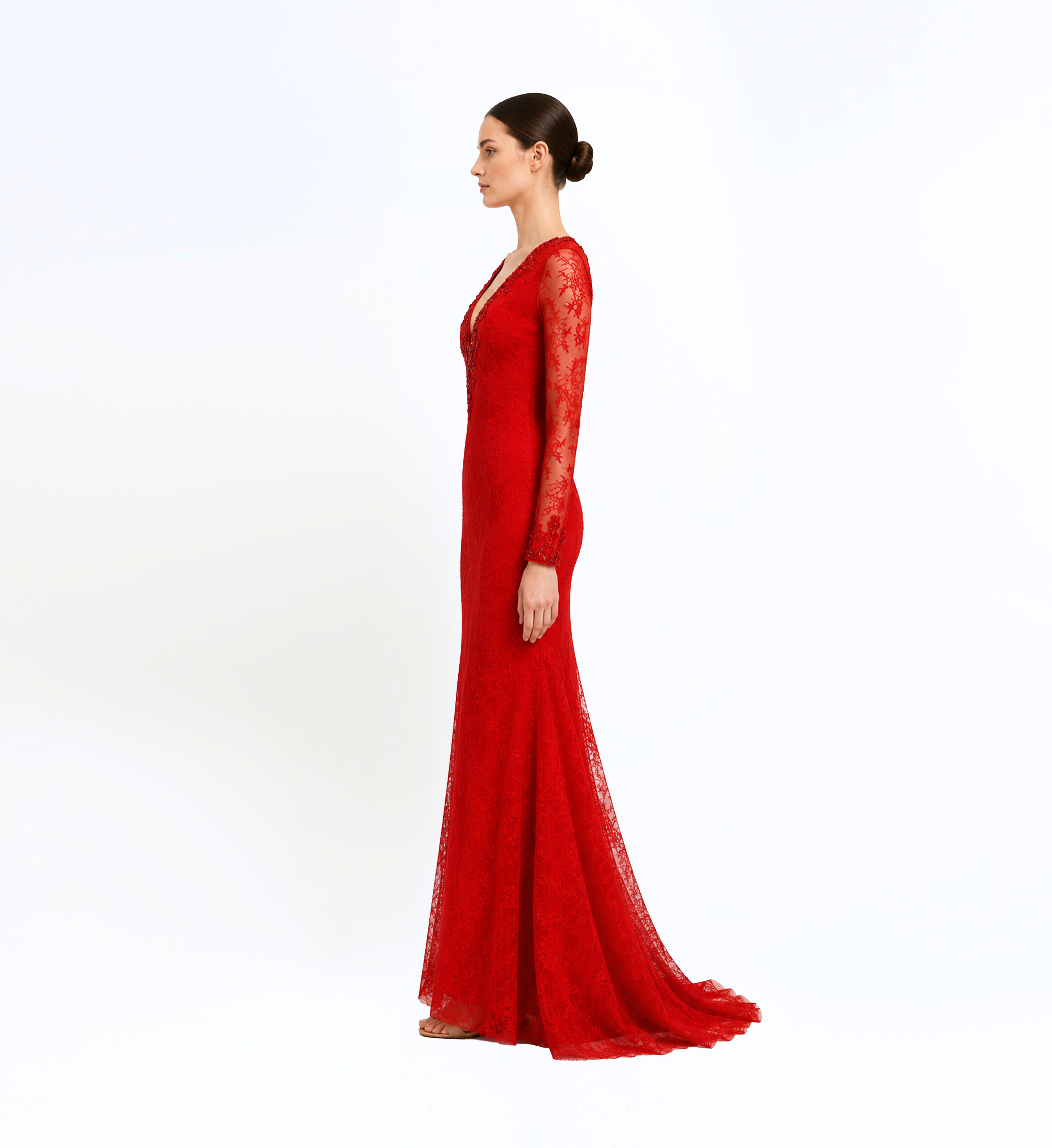 Lace Long Dress