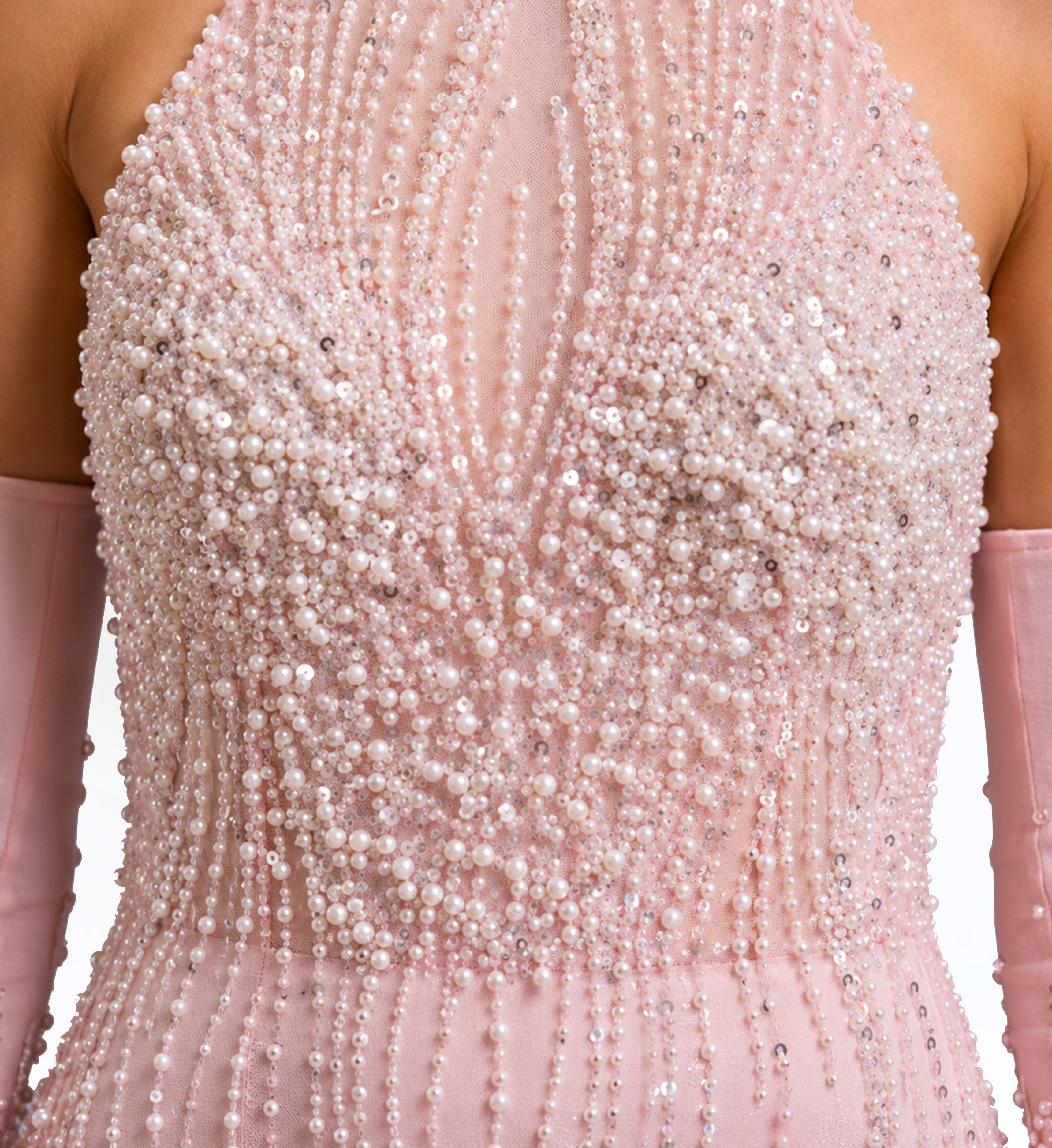Beaded Long Dress
