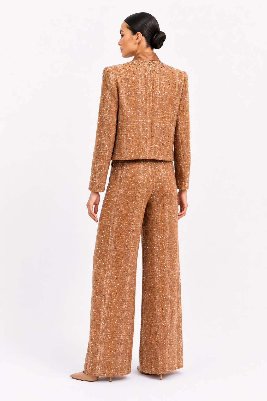 Wool Top And Pants Set