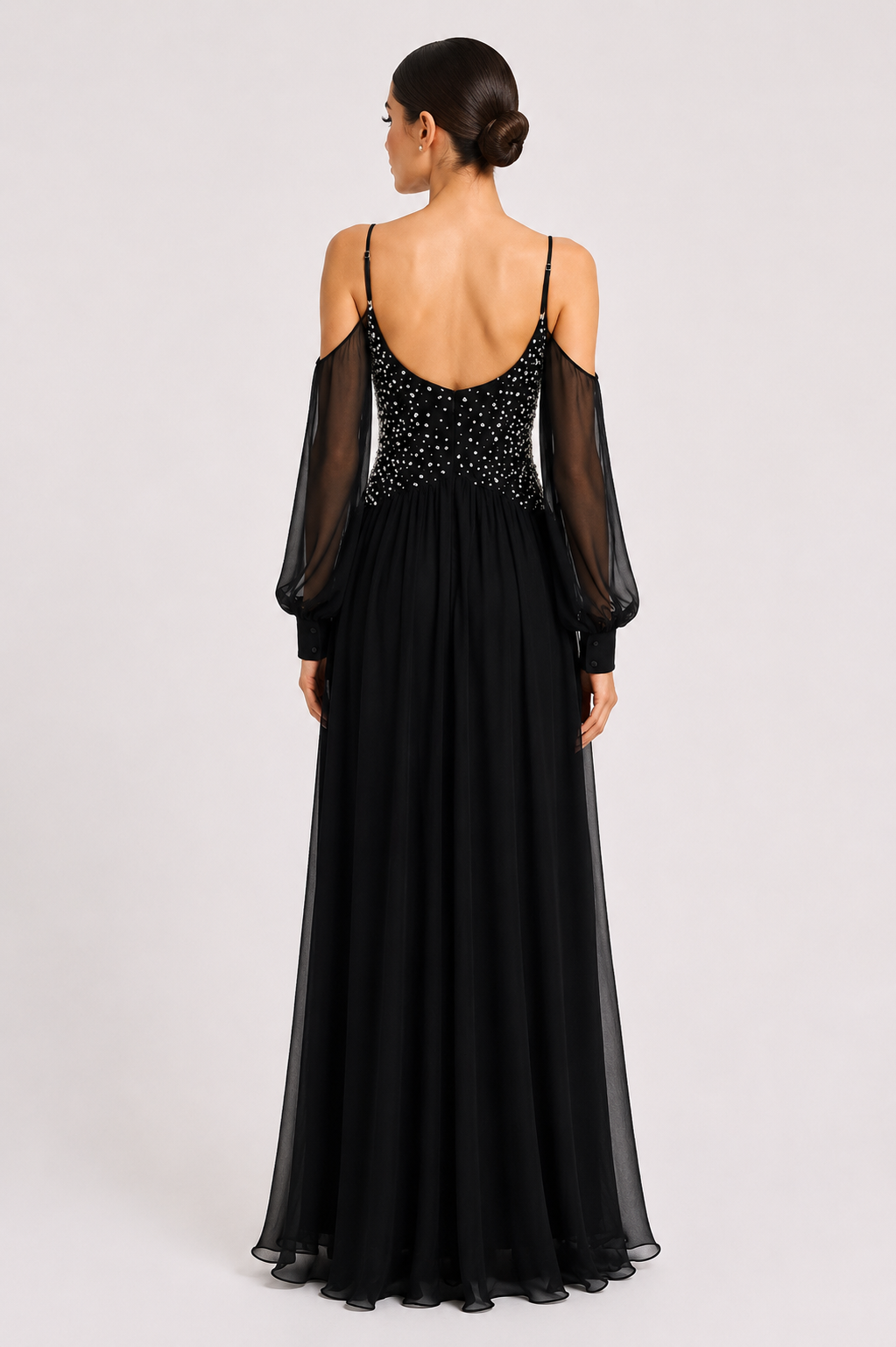 Off-Shoulder Long Dress