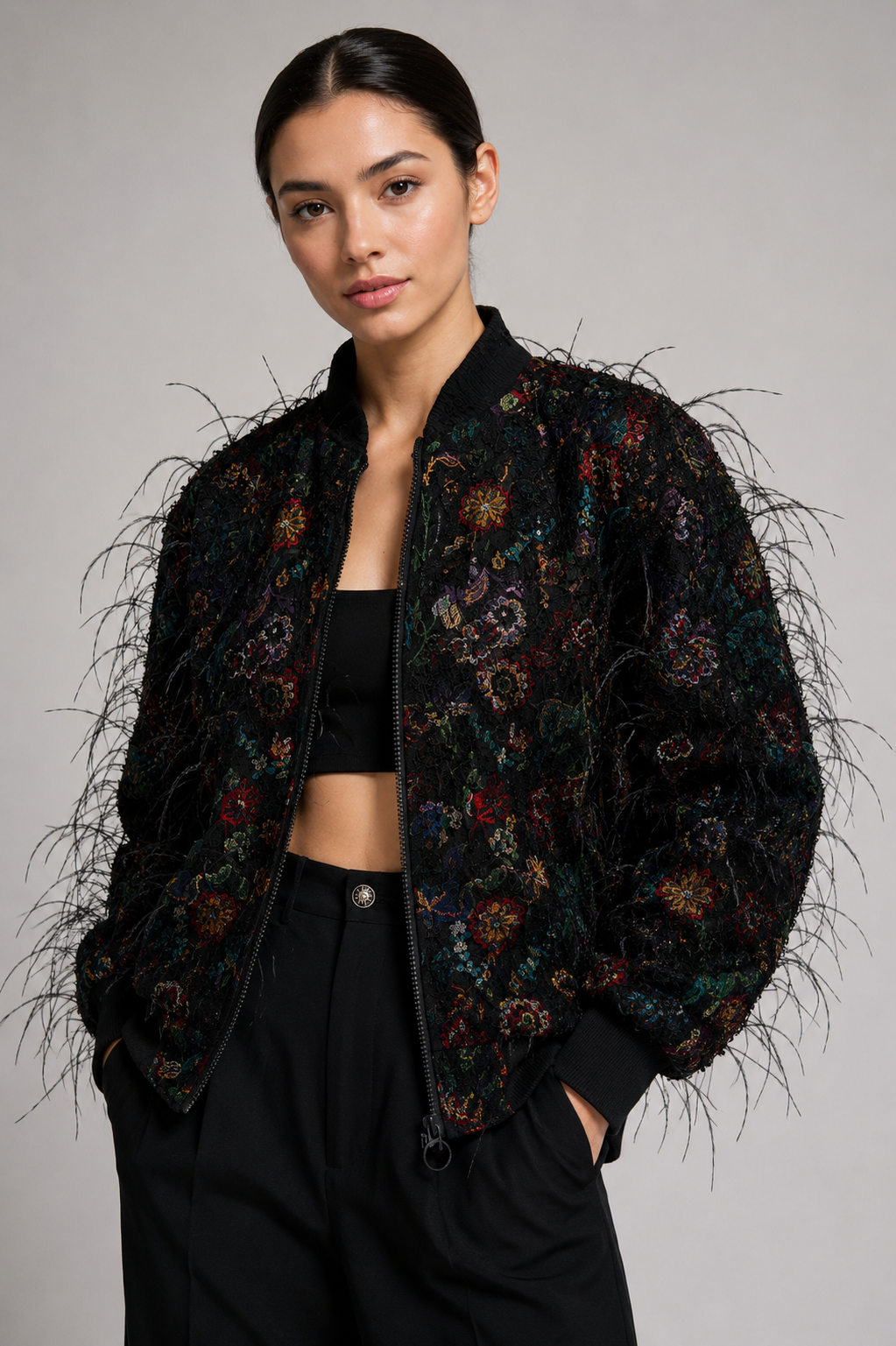 Wool Bomber Jacket