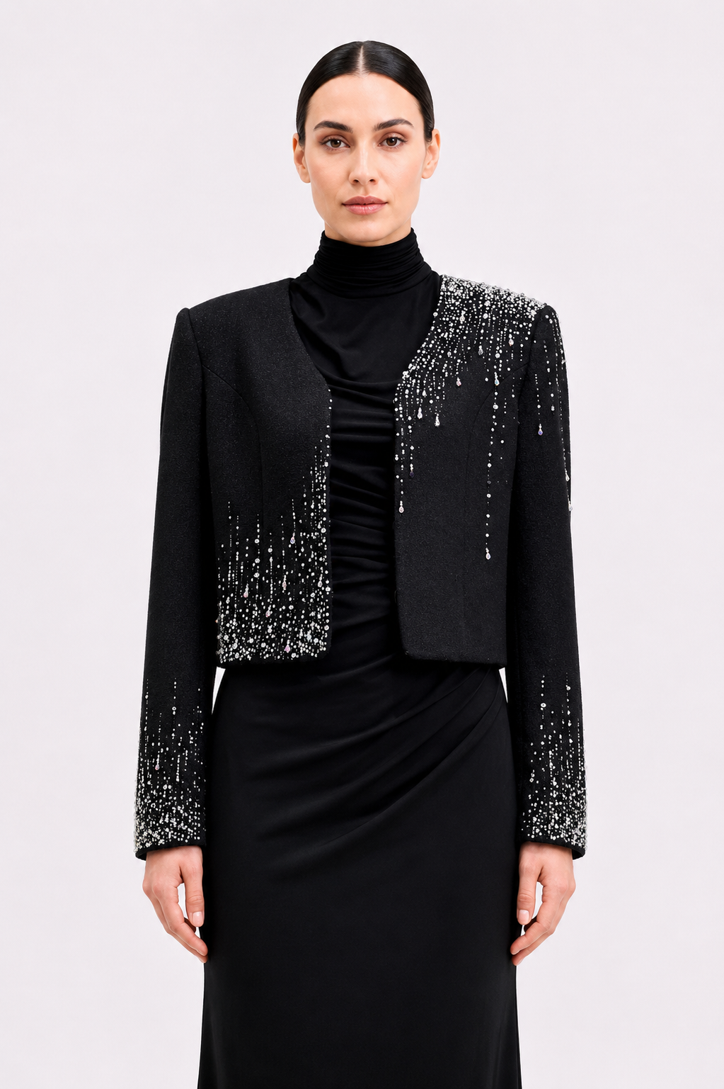 Cropped Wool Blazer