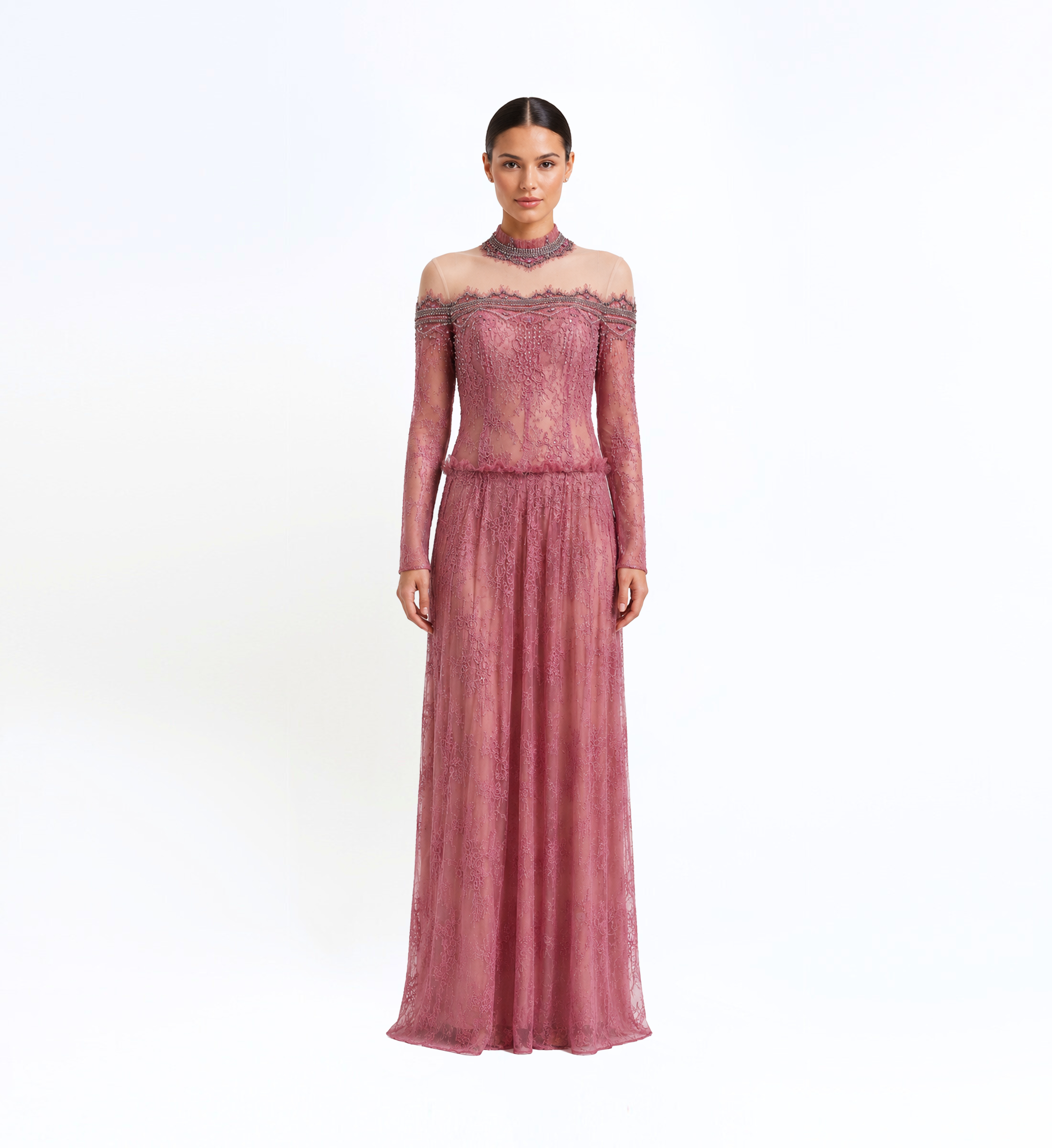 Off-Shoulder Long Dress