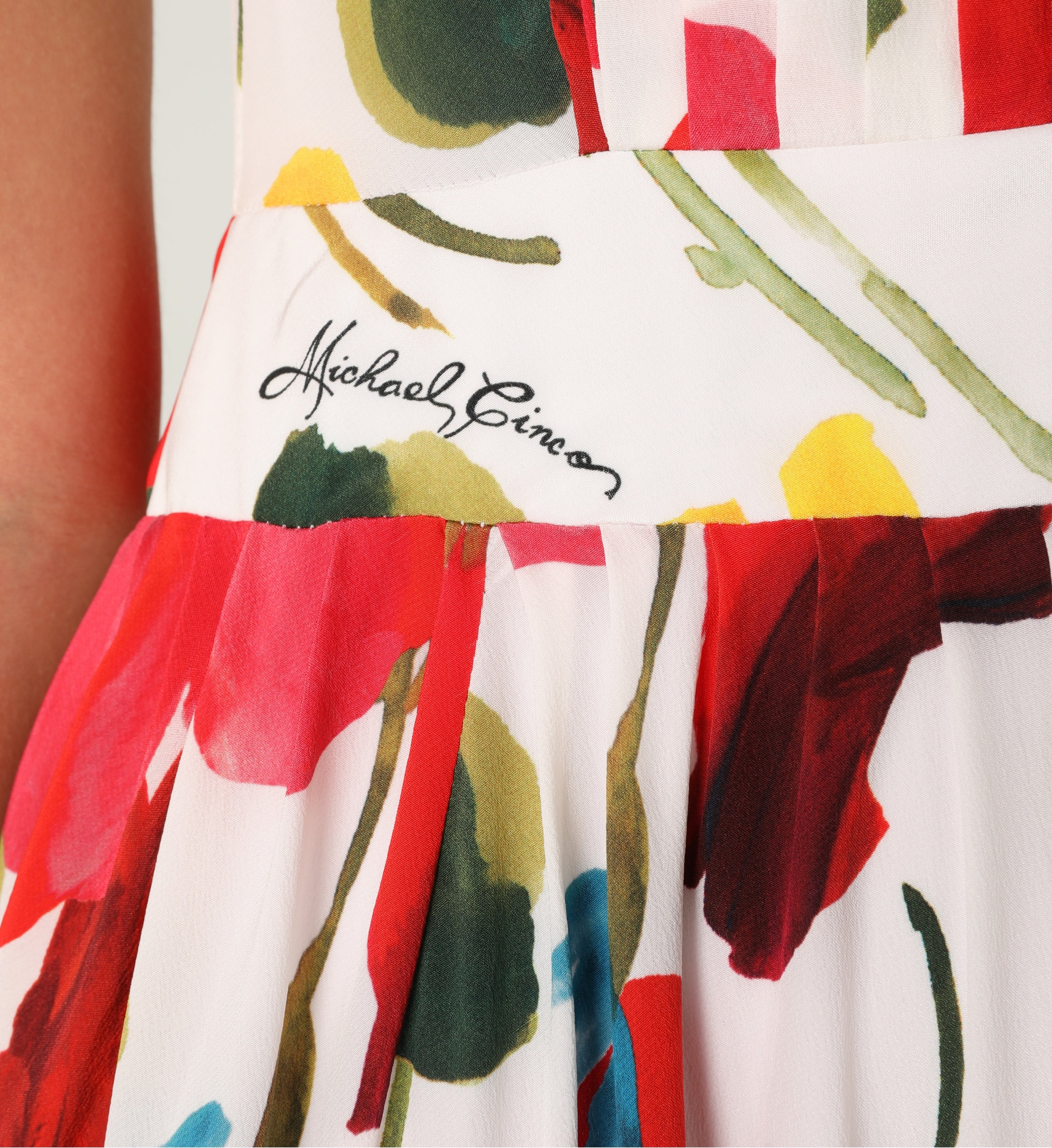 Long Sleeve Floral Midi Dress