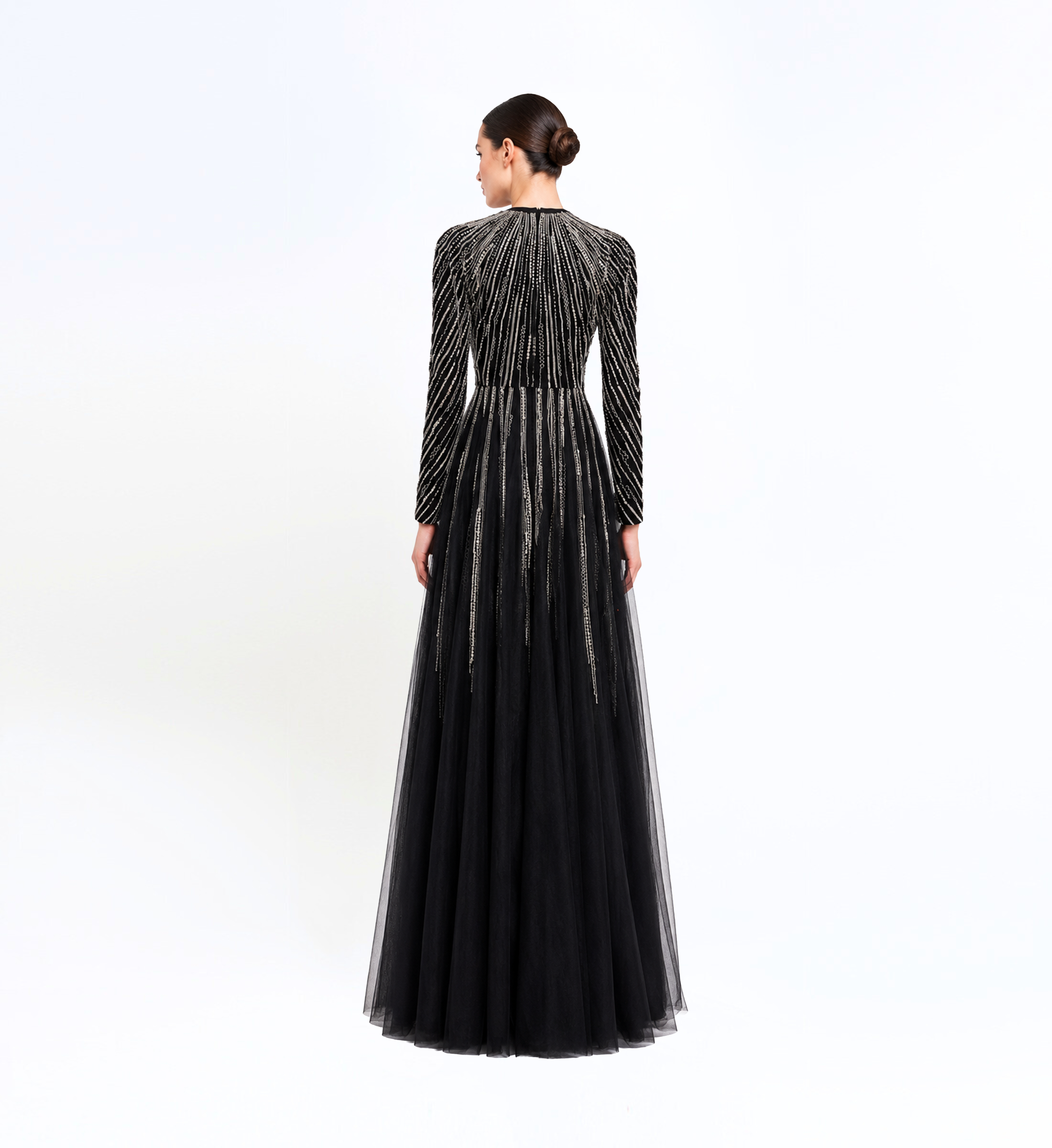 Beaded A-Line Dress