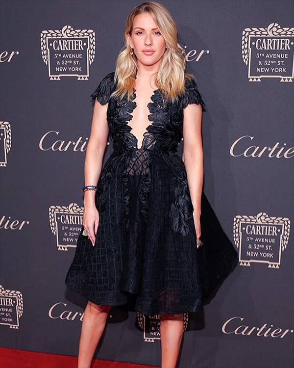 Ellie Goulding wearing Michael Cinco