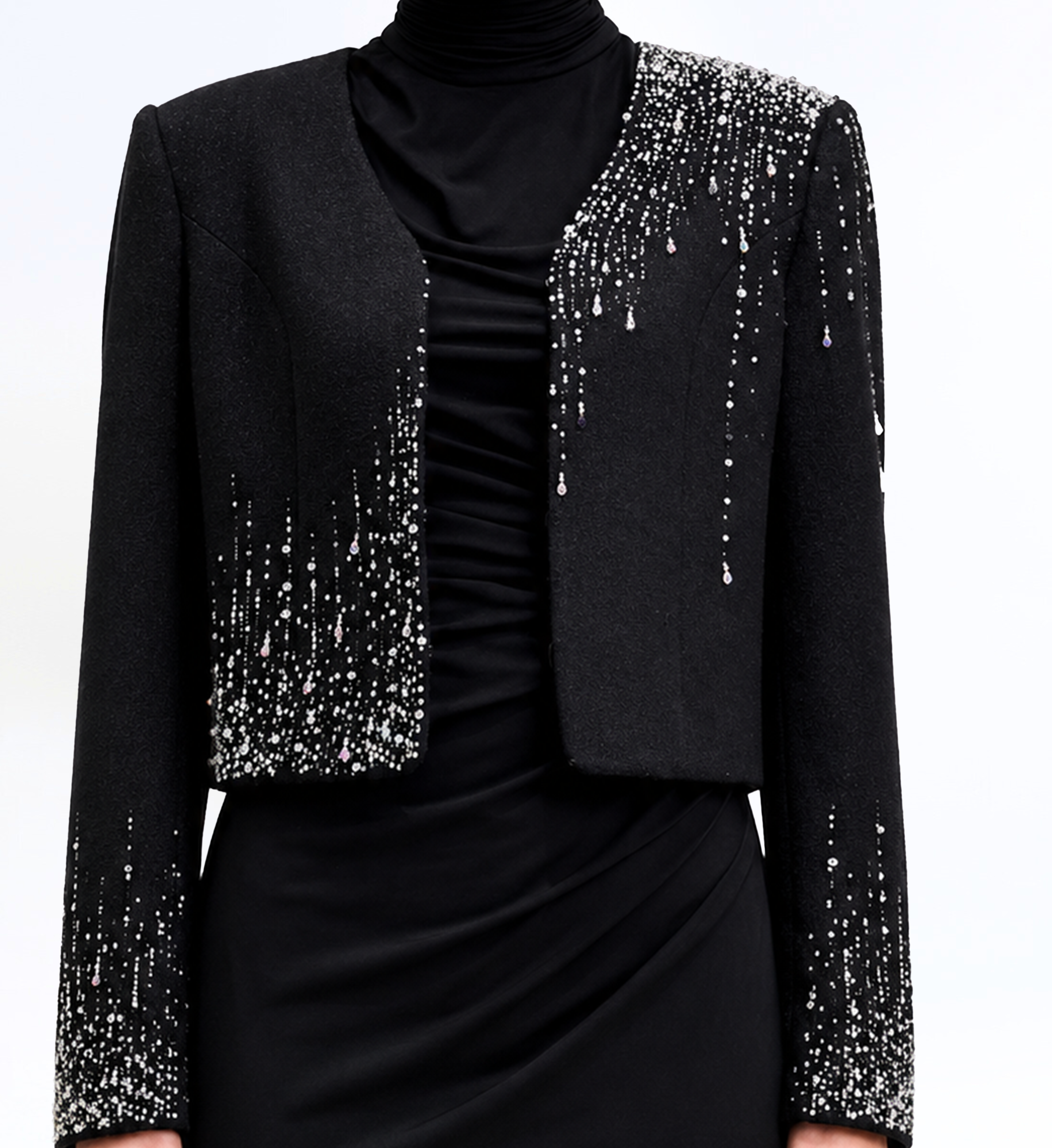 Cropped Wool Blazer