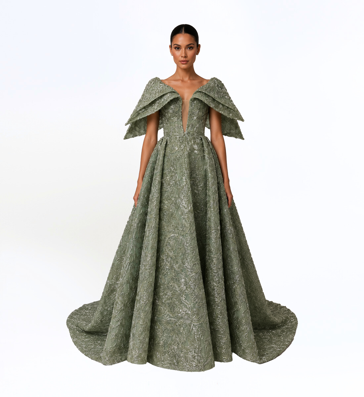 STRUCTURED BALL GOWN