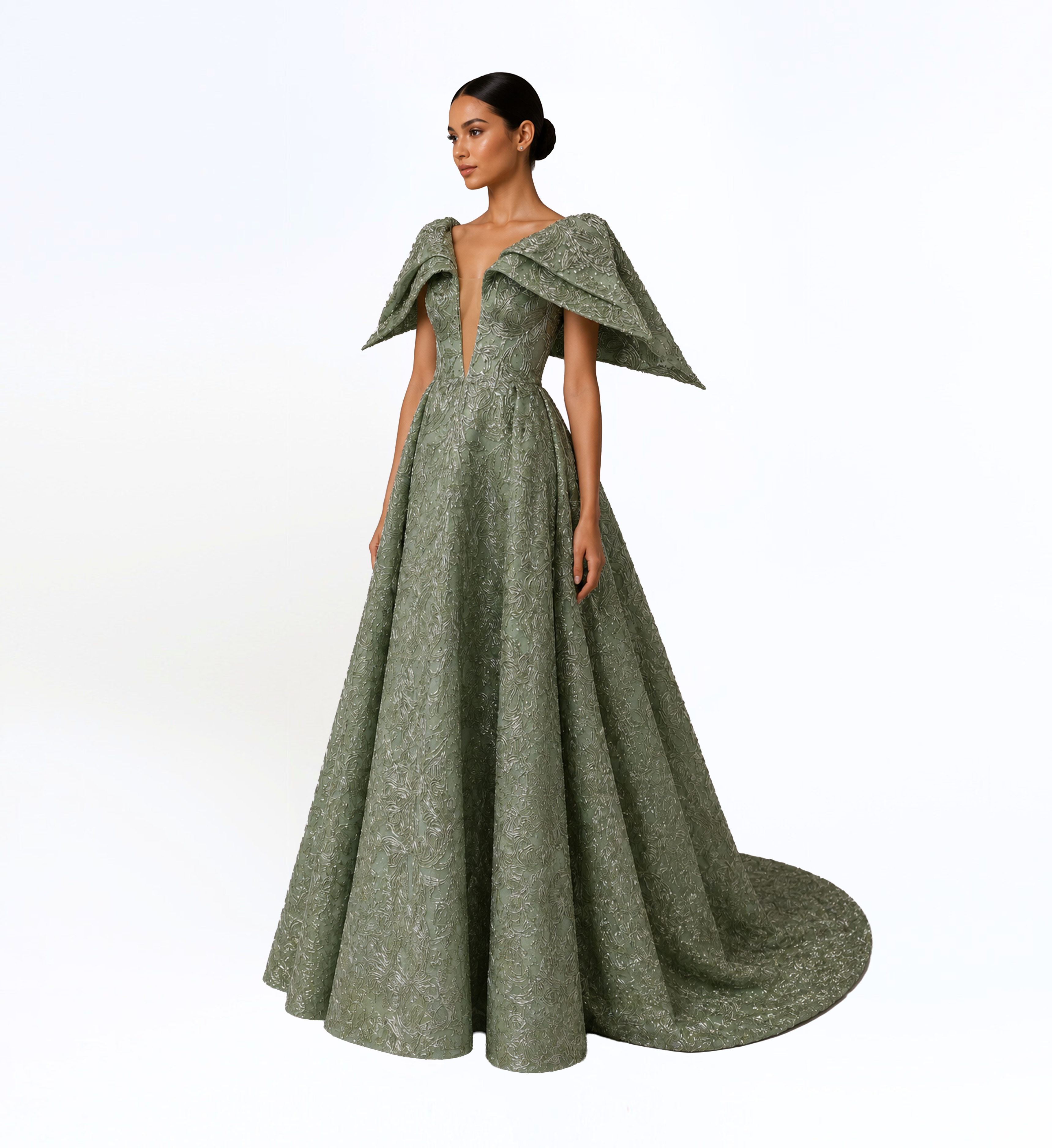 STRUCTURED BALL GOWN