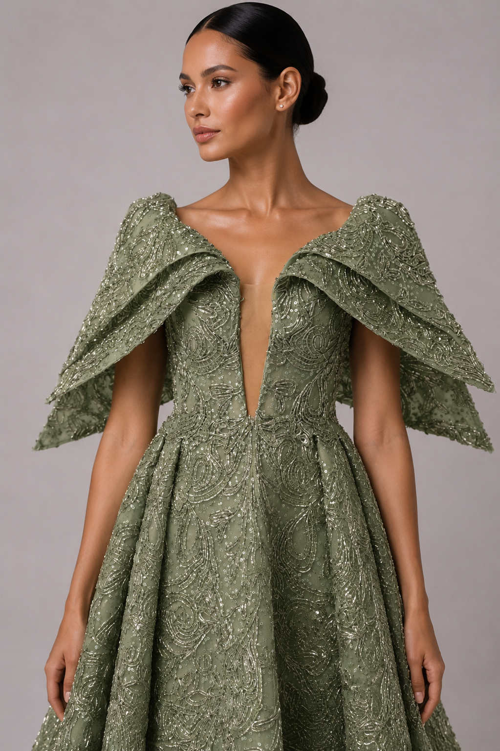 STRUCTURED BALL GOWN