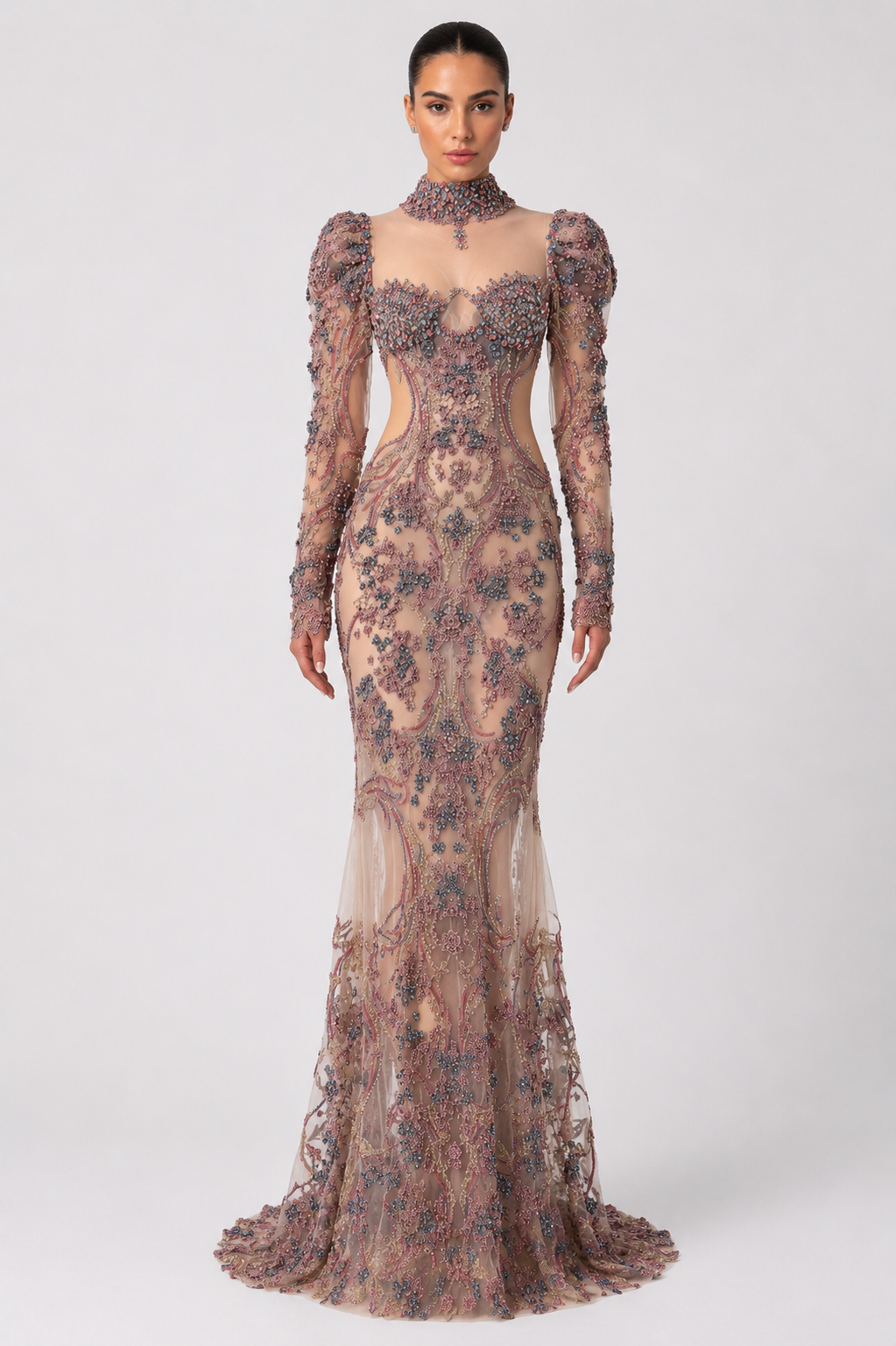 EMBELLISHED MERMAID GOWN