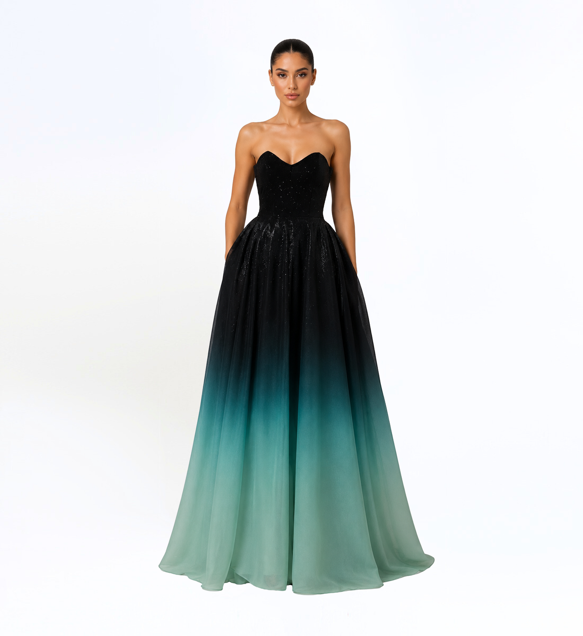 OMBR TULLE GOWN