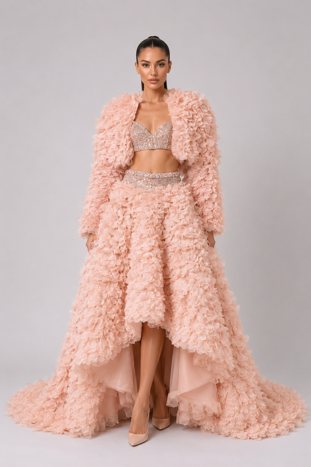 3D FLORAL APPLIQUÉ COUTURE SET