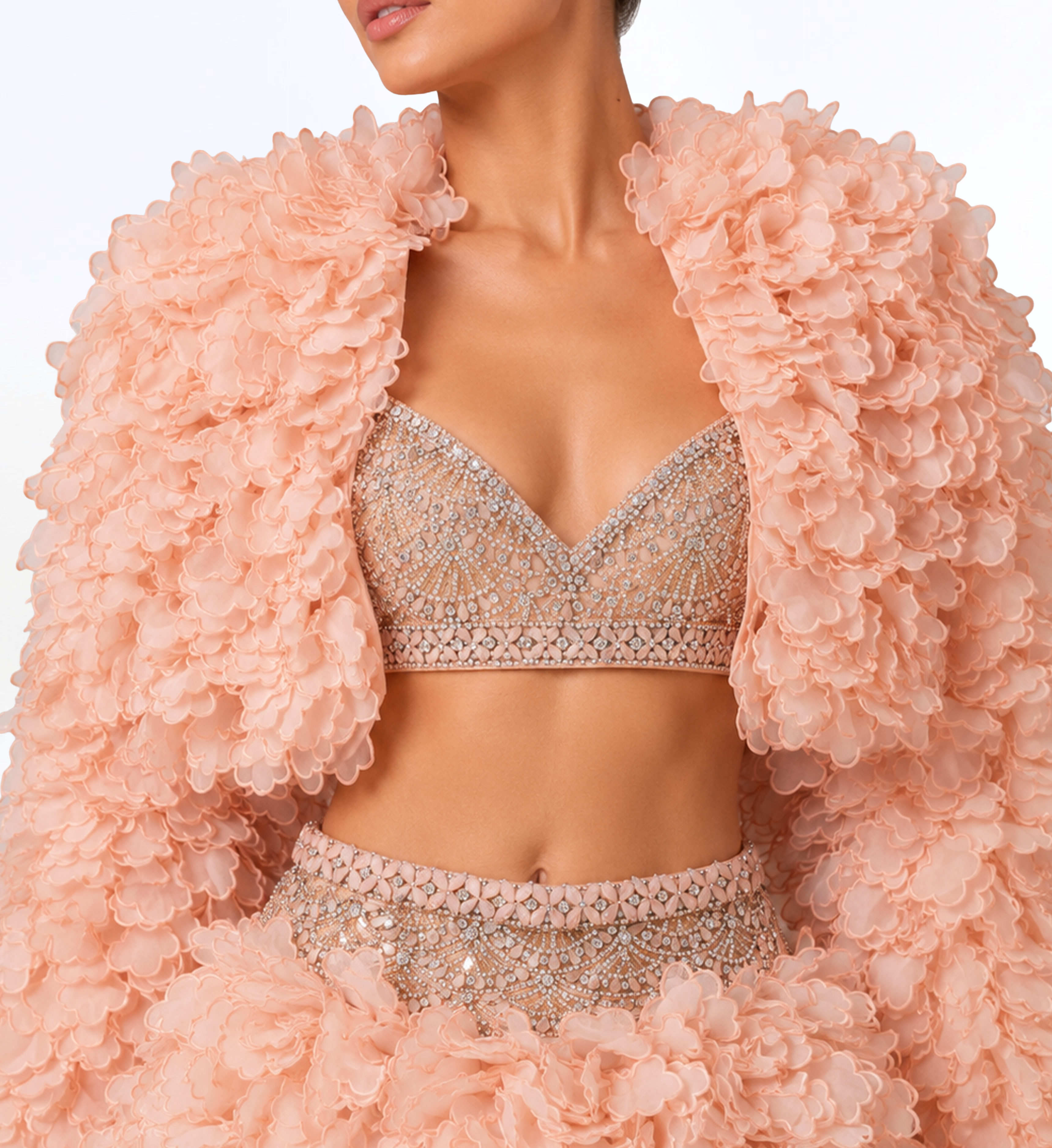 3D FLORAL APPLIQU COUTURE SET