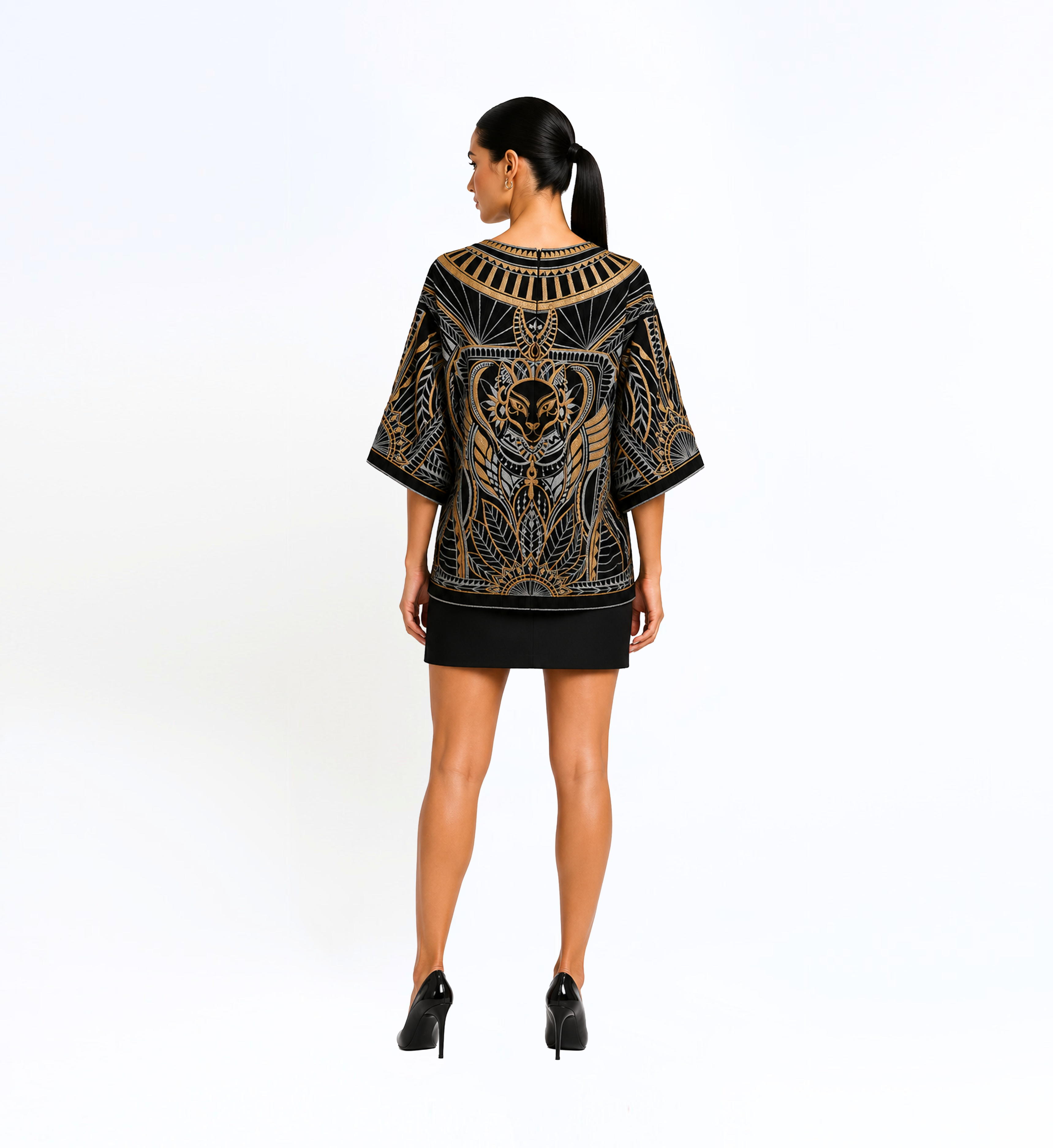 Embroidered Boxy Top