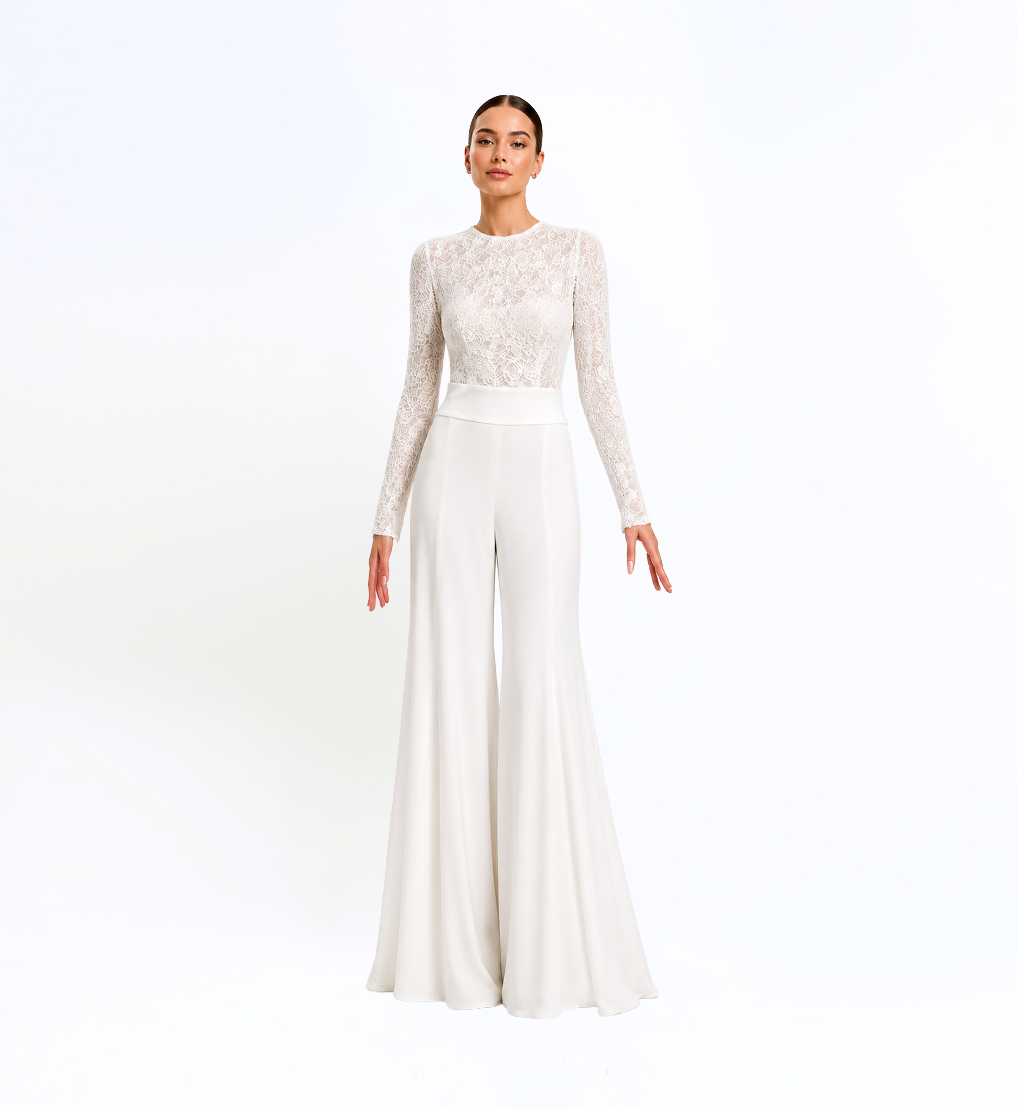 Lace Longsleeve Jumpsuit