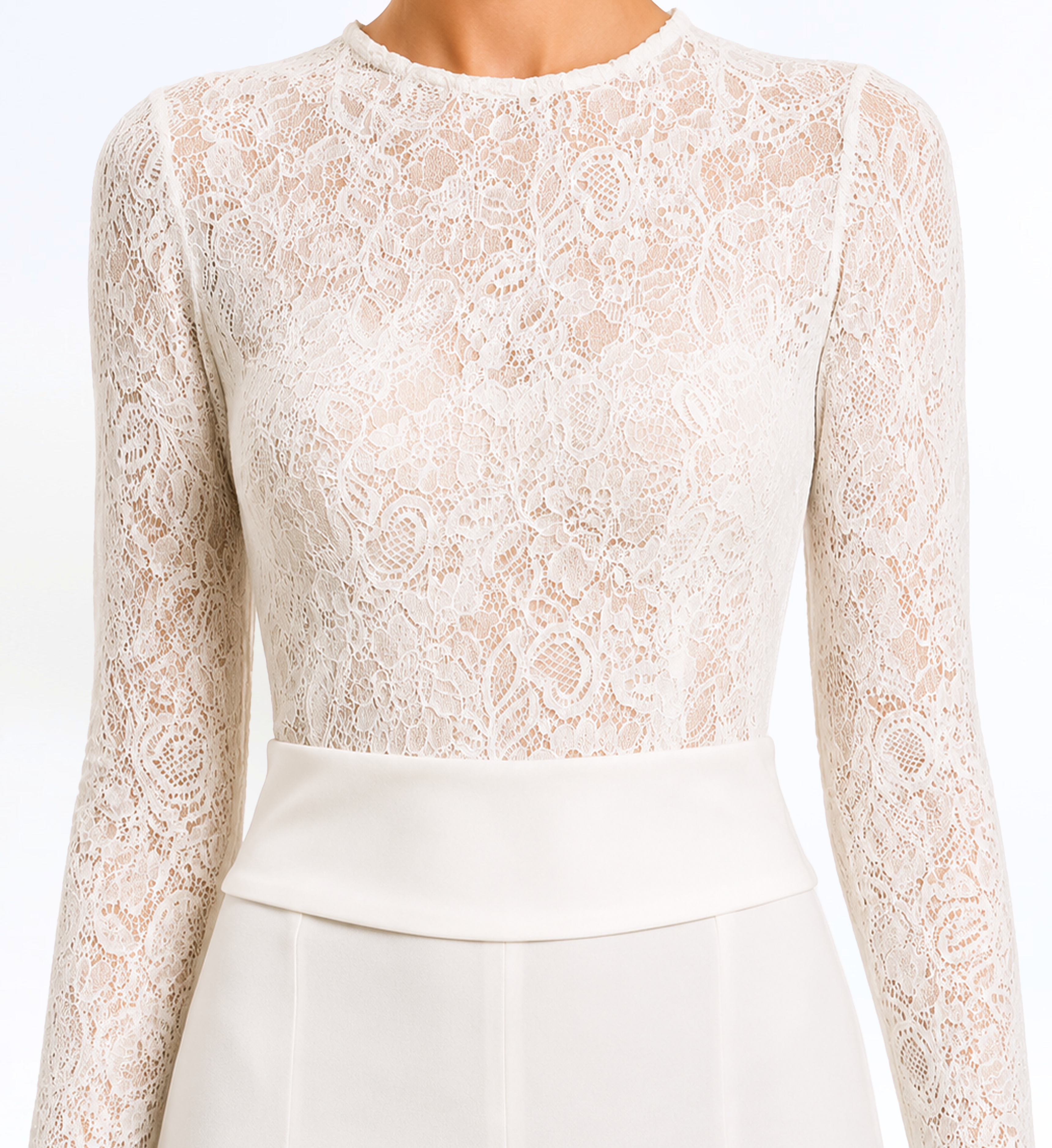 Lace Longsleeve Jumpsuit