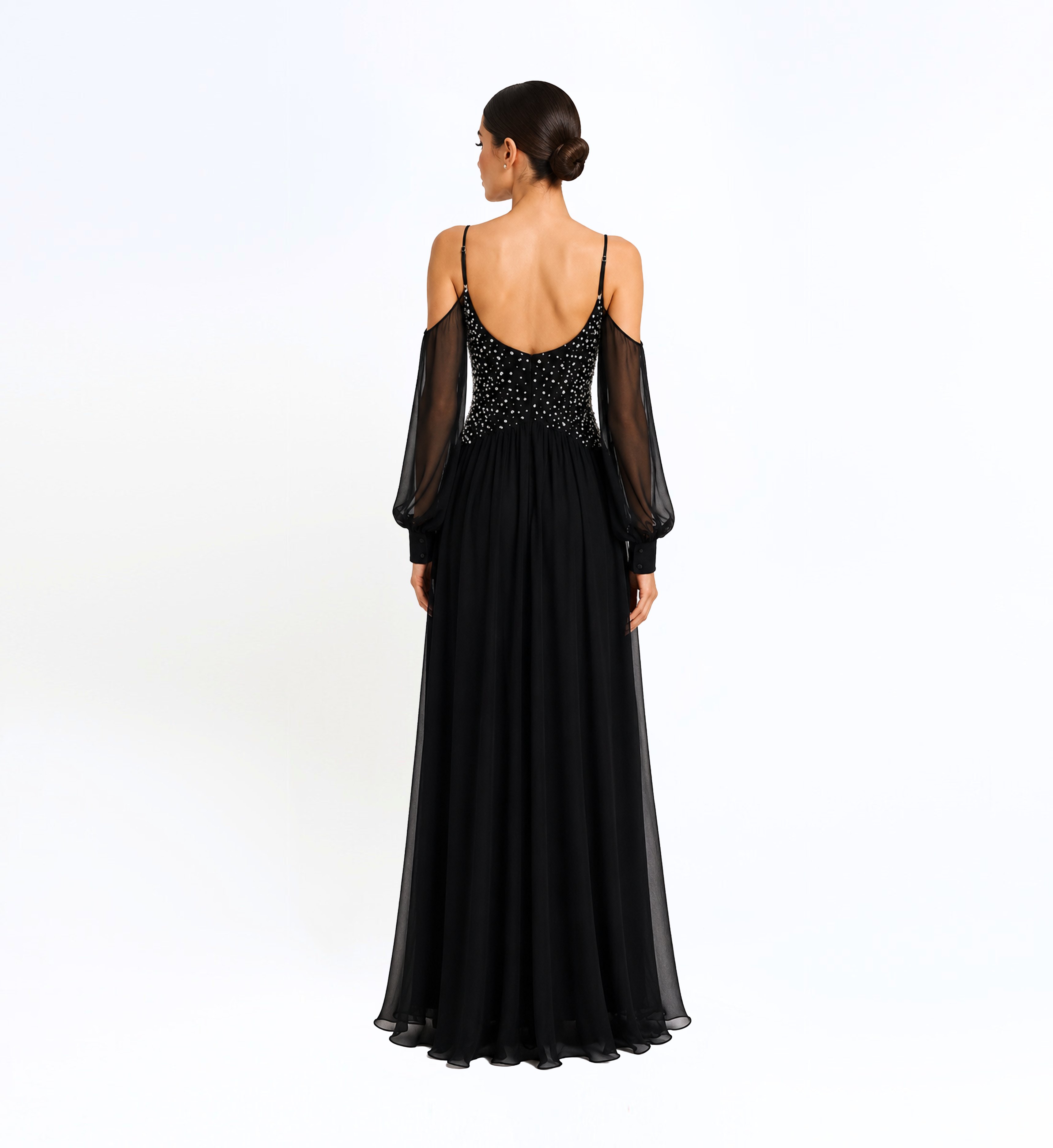 Off-Shoulder Long Dress