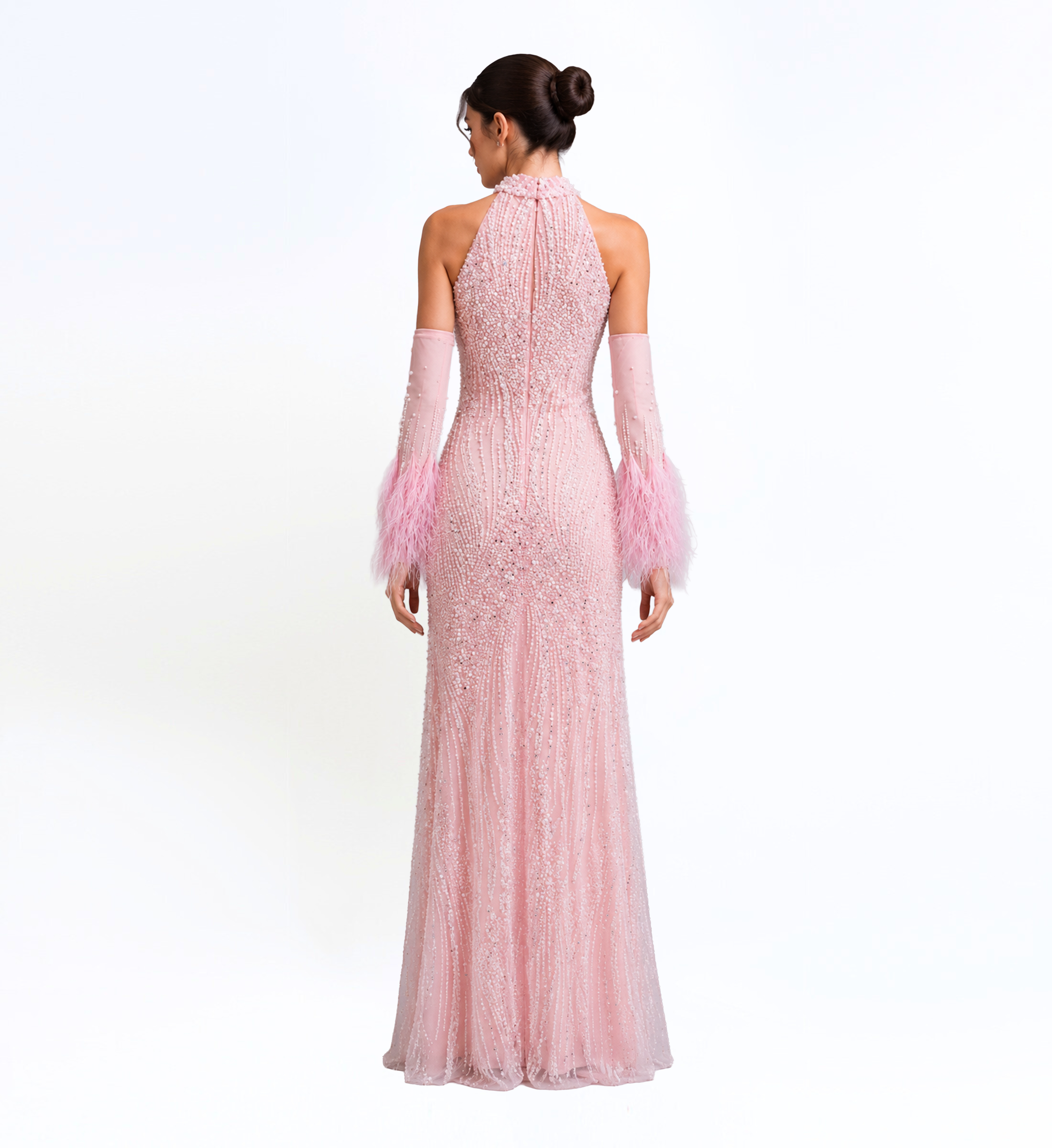 Beaded Long Dress