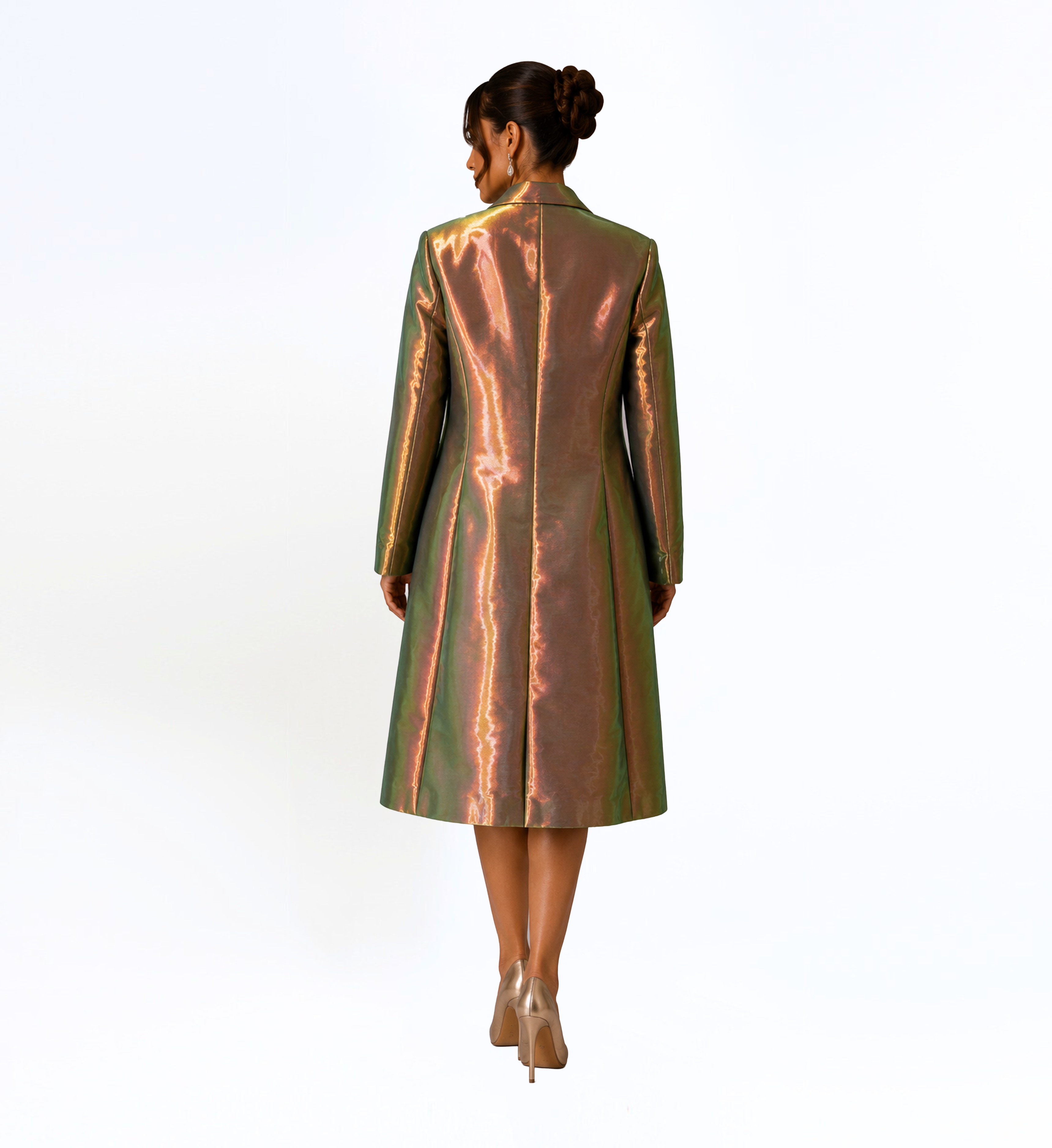IRIDESCENT TAILORED COAT