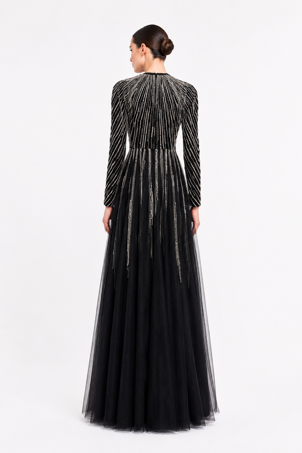 Beaded A-Line Dress