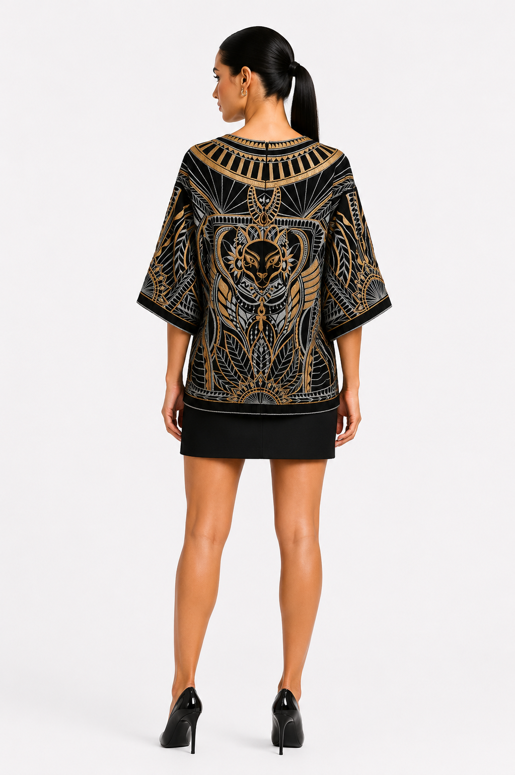 Embroidered Boxy Top