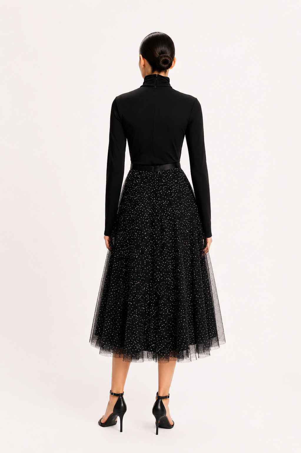 Beaded Tulle Skirt