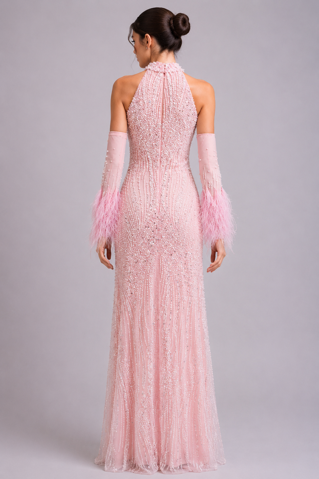 Beaded Long Dress