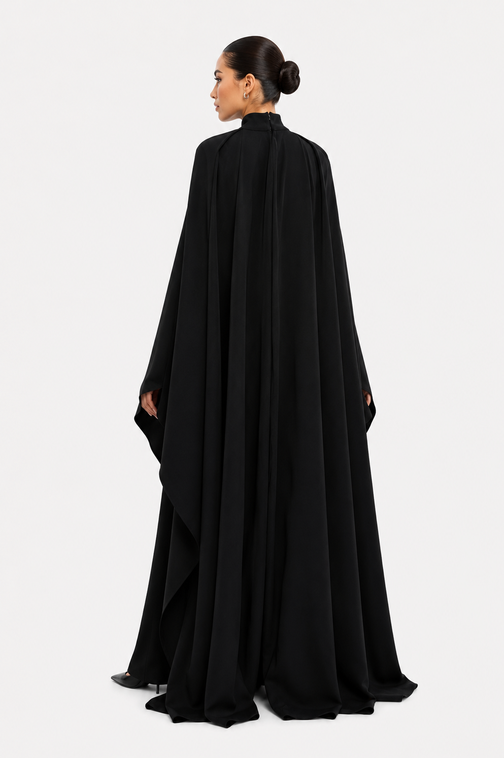 Crepe Long Dress