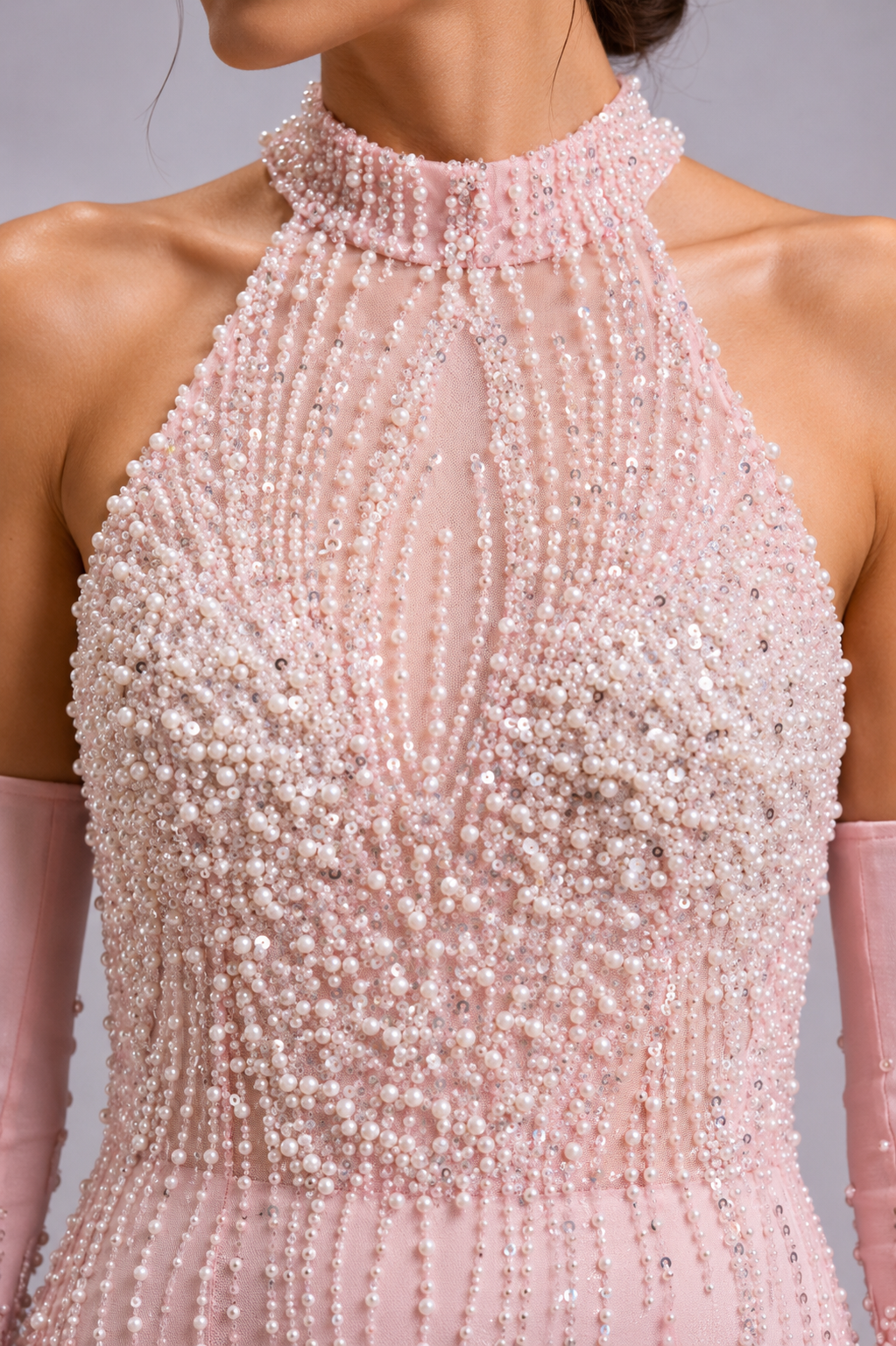 Beaded Long Dress