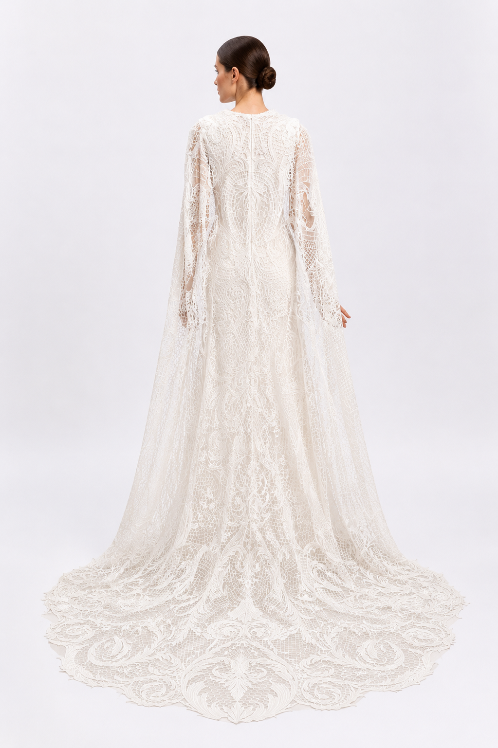 Thread Embroidered Long Dress