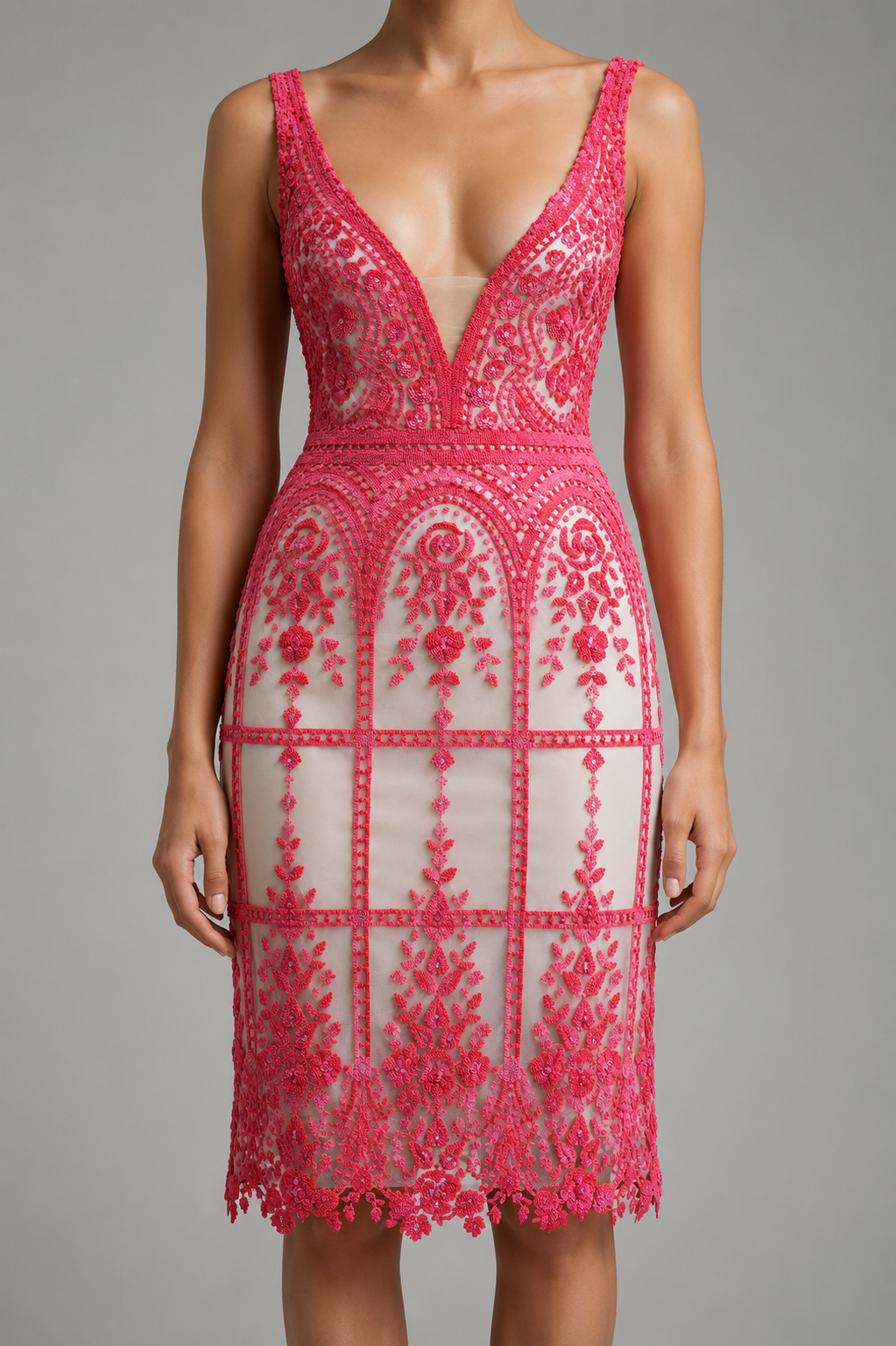 Sequin Midi Dress