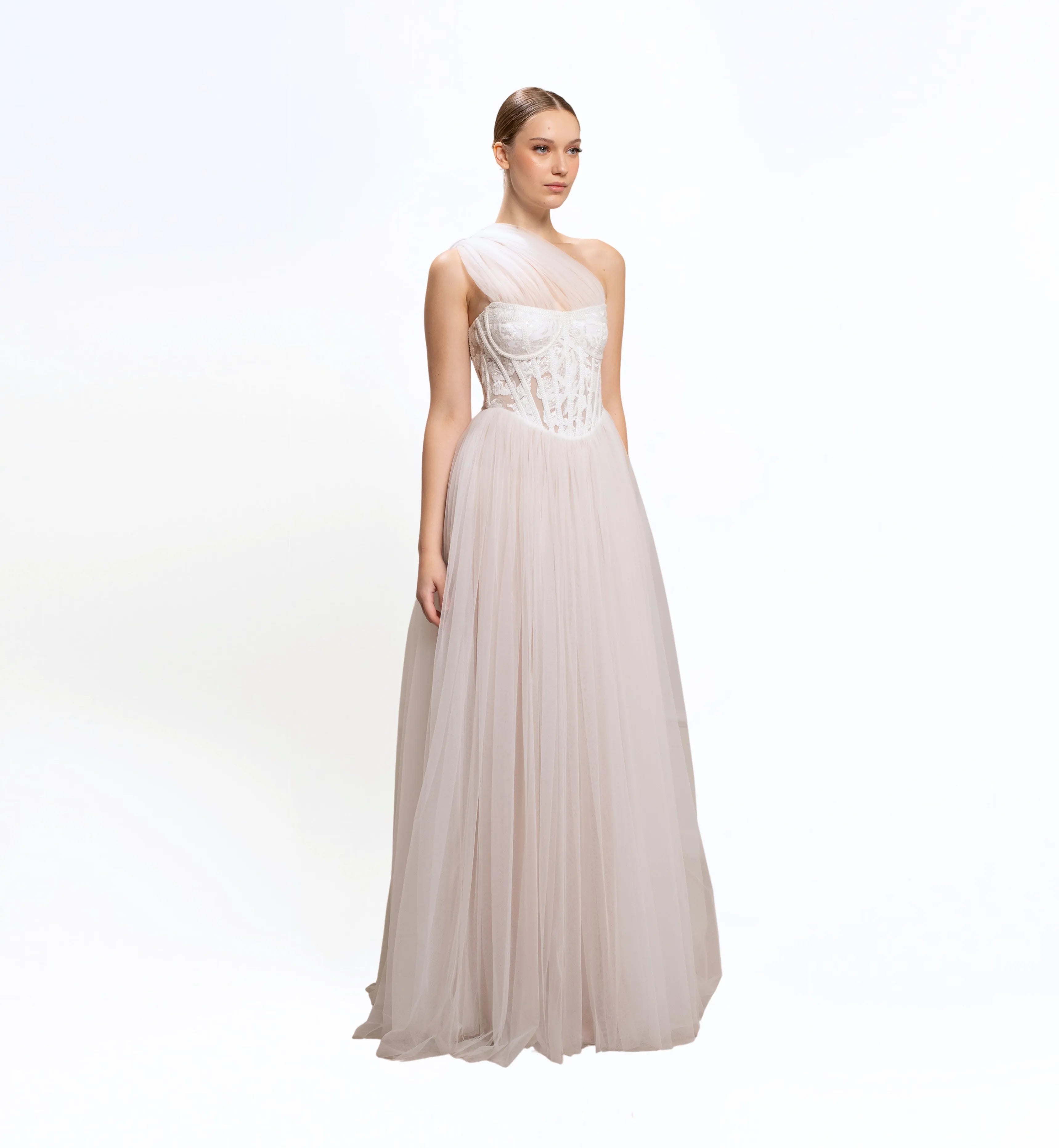 ASYMMETRIC LONG DRESS