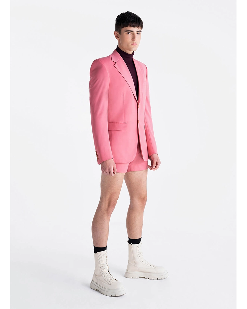 Single-Breasted Shorts Suit